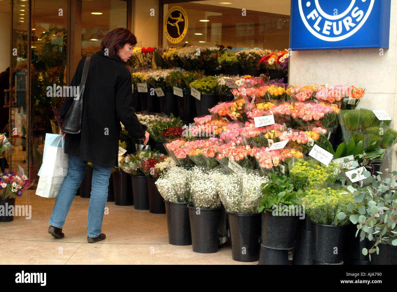Lille Northern France EU Cultral Capital of Europe 2004 Flower Shop Stock  Photo - Alamy