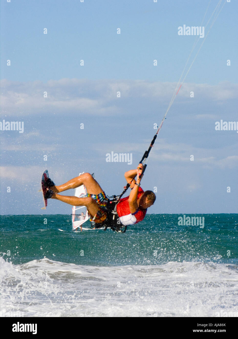 kitesurfing in Cabarete, Dominican Republic Stock Photo Alamy
