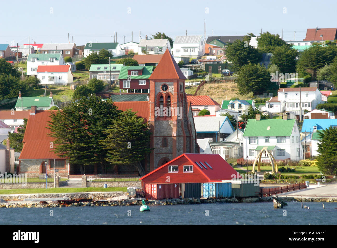 Falkland Islands Capital Stanley Cathedral Stock Photo Alamy