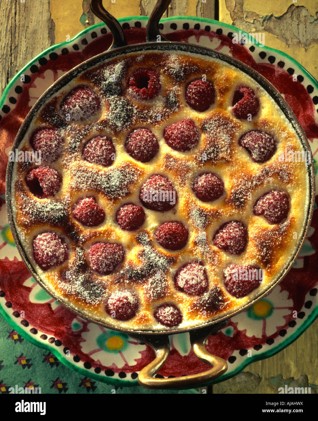 A whole raspberry pudding Stock Photo - Alamy
