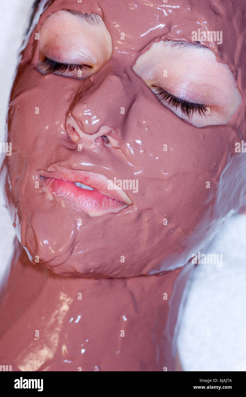 Woman clay mask hi-res stock photography and images - Alamy
