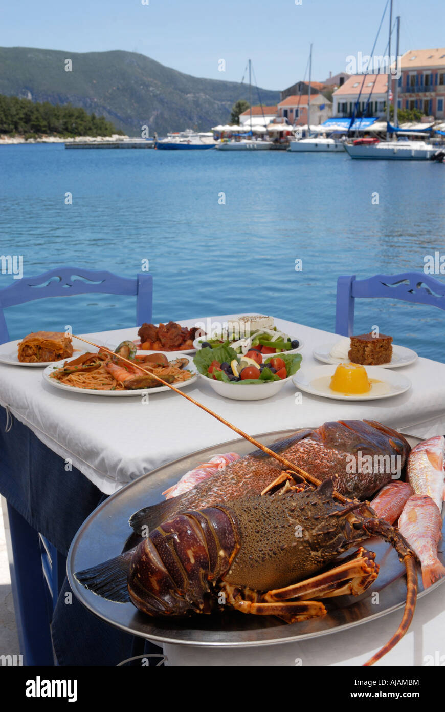 Europe greece kefalonia fiskardo restaurant hi-res stock photography and  images - Alamy