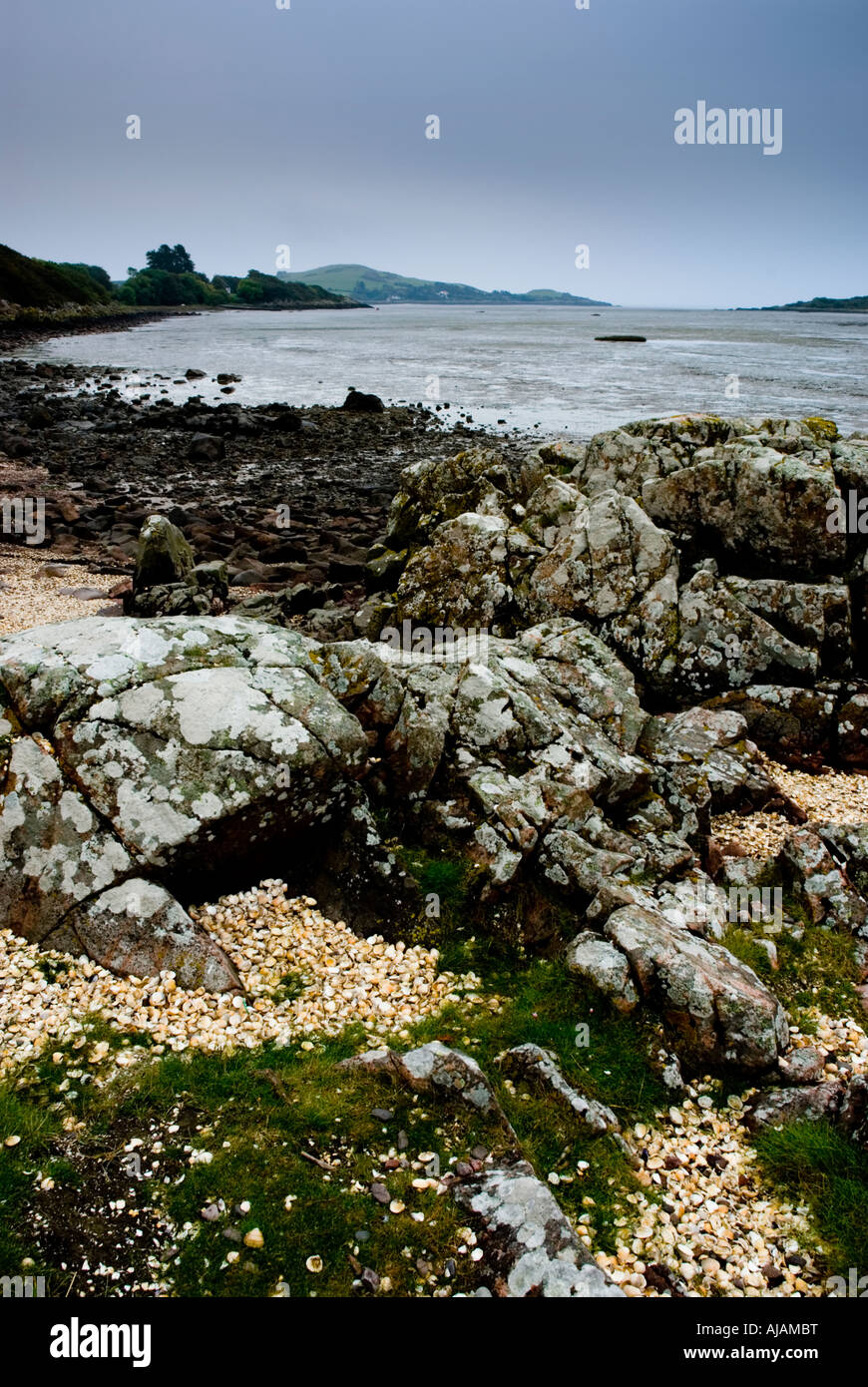 Kippford, a town on the Solway Coast, near Dalbeattie, Dumfries and