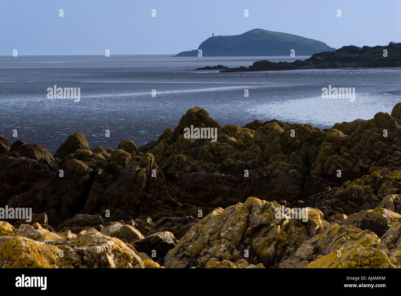 Hestan Island, Viewed from Rockcliffe, a town on the Solway Coast, near