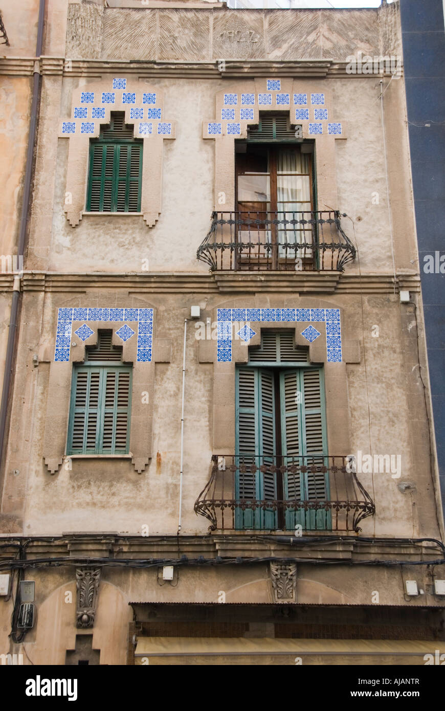 Spanish Apartments in Palma, Majorca Stock Photo