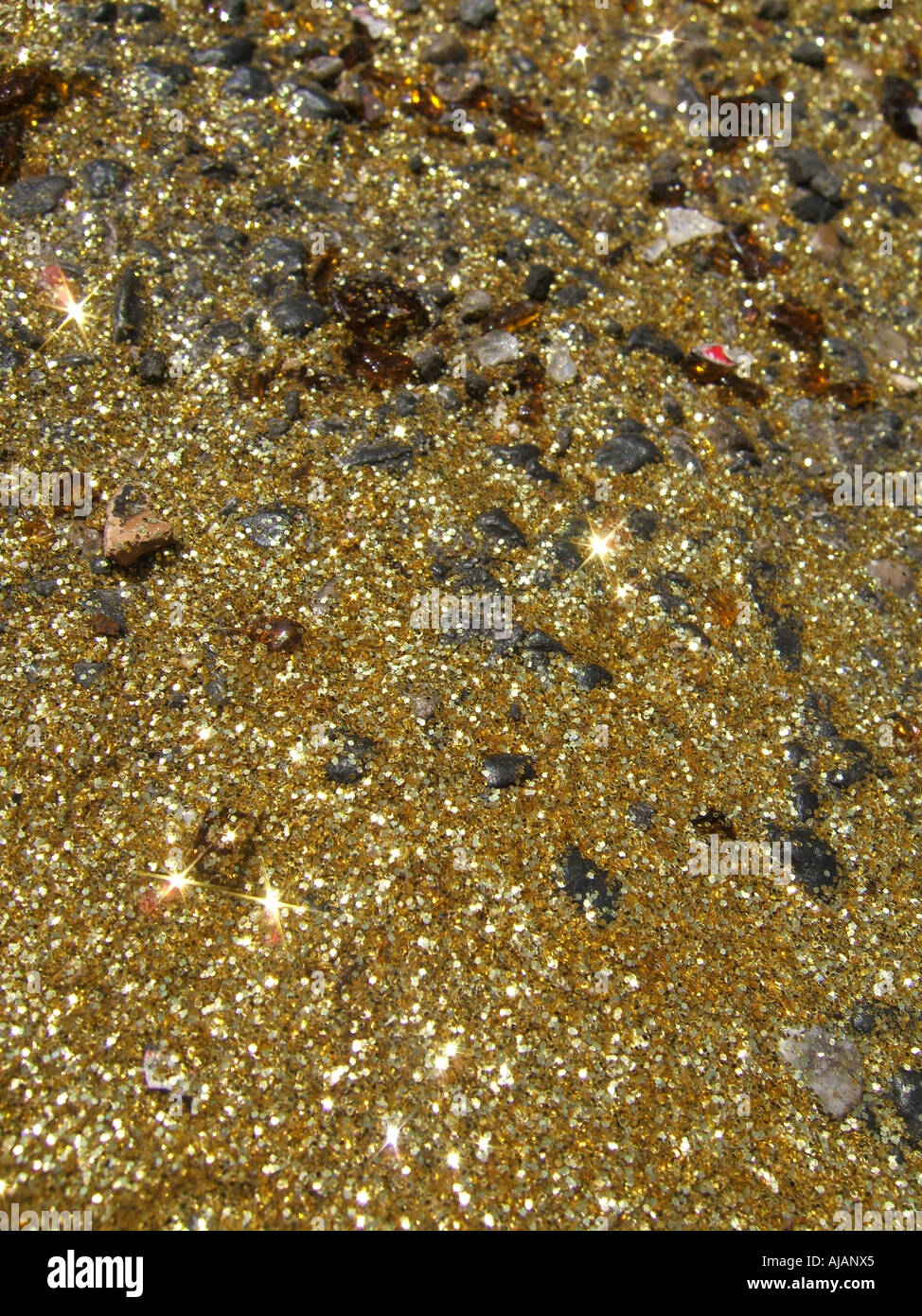 gold dust glitter on floor Stock Photo Alamy