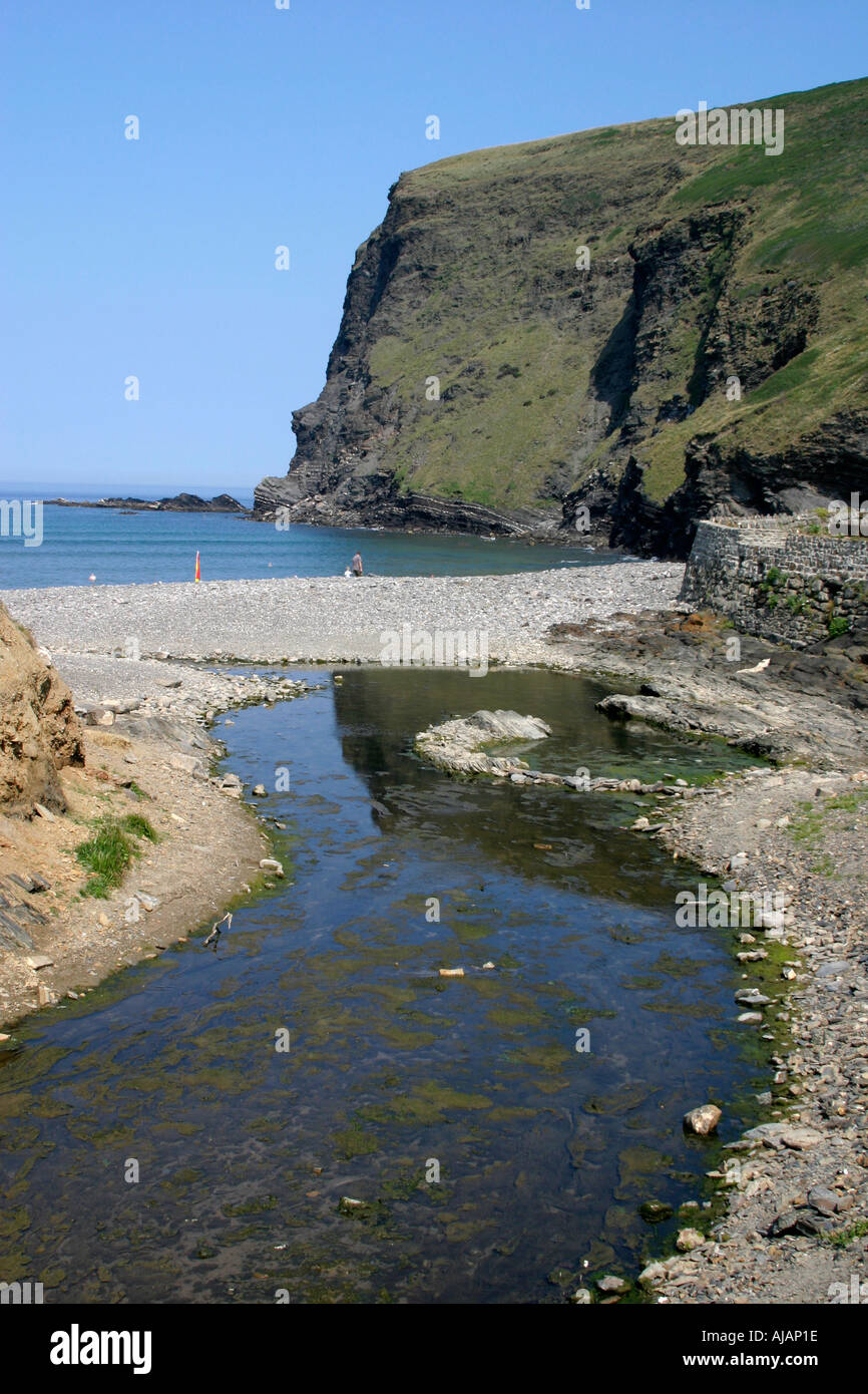 Crackington Haven Cornwall Stock Photo Alamy