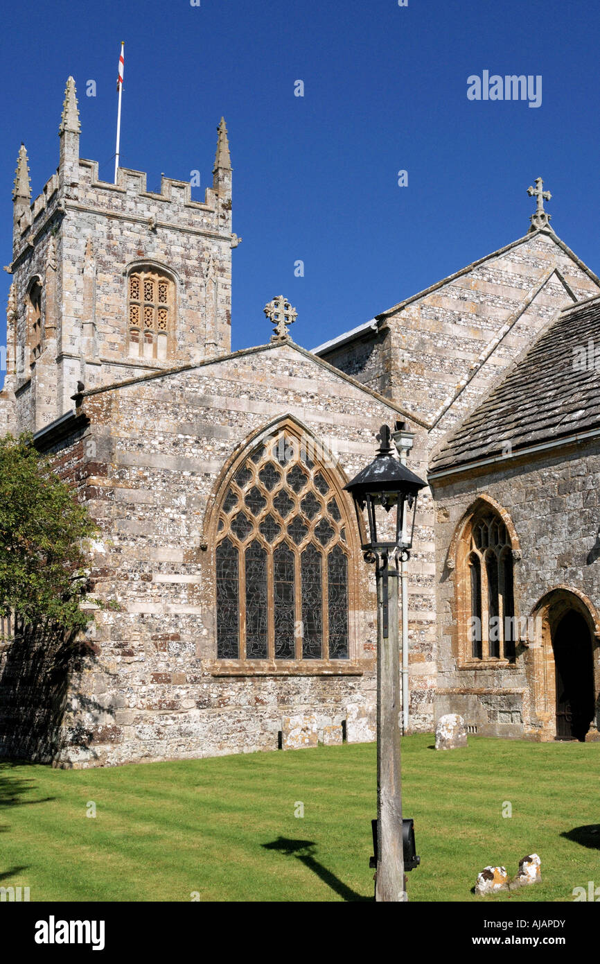 The historically unique Church of St John the Baptist Bere Regis Dorset