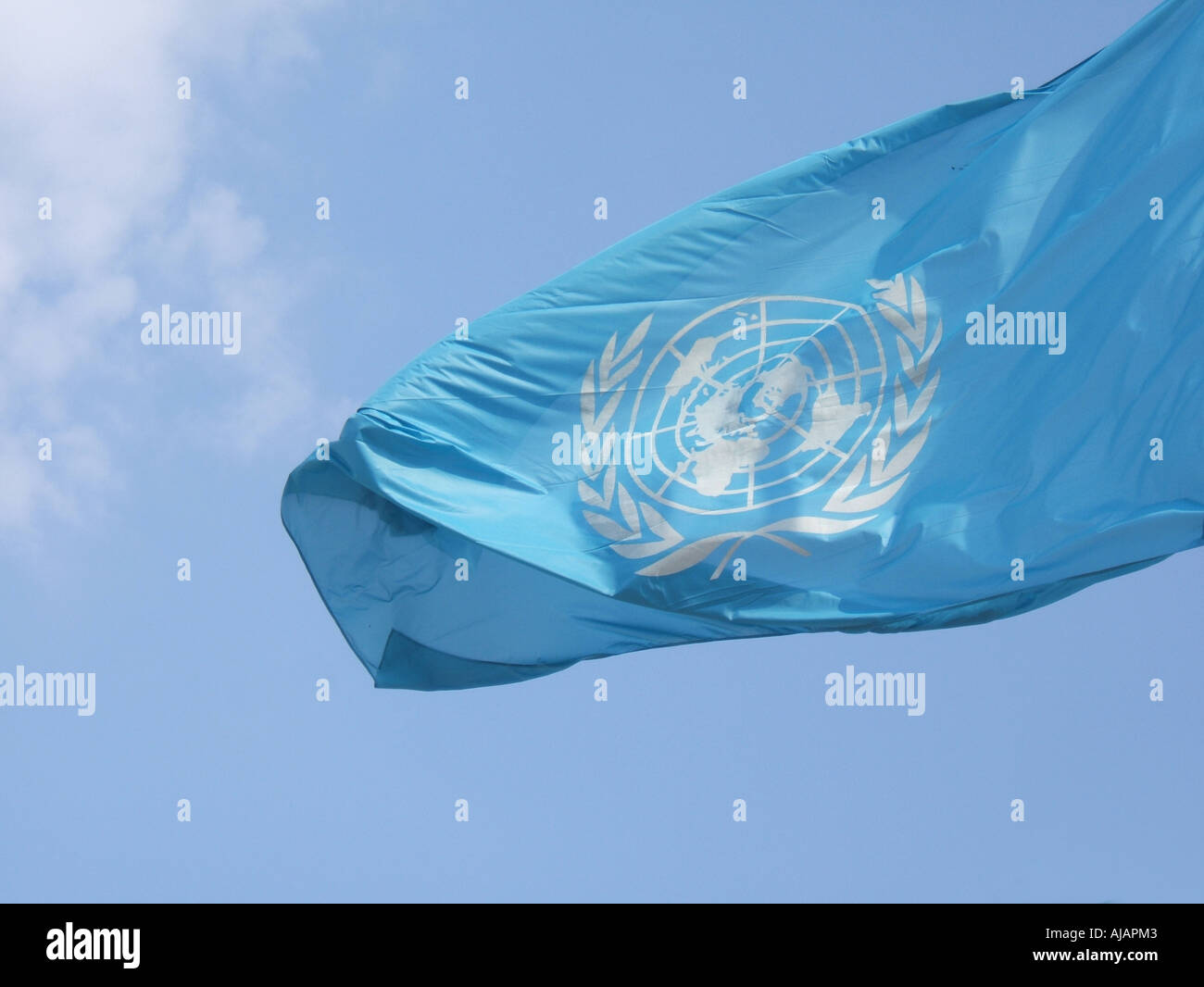 united nations flag Stock Photo - Alamy