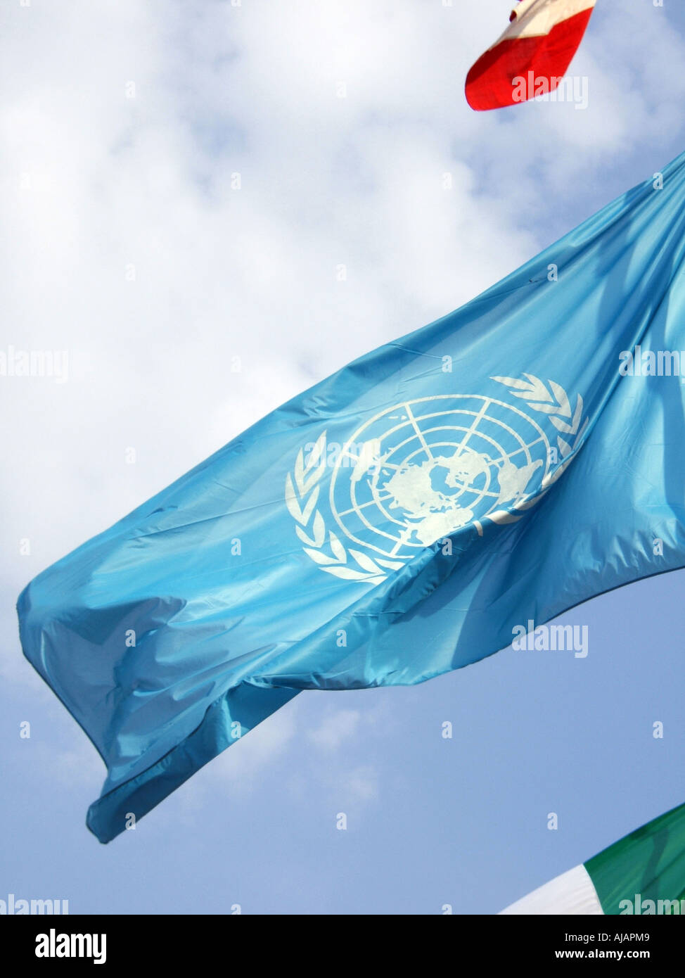 united nations flag Stock Photo - Alamy