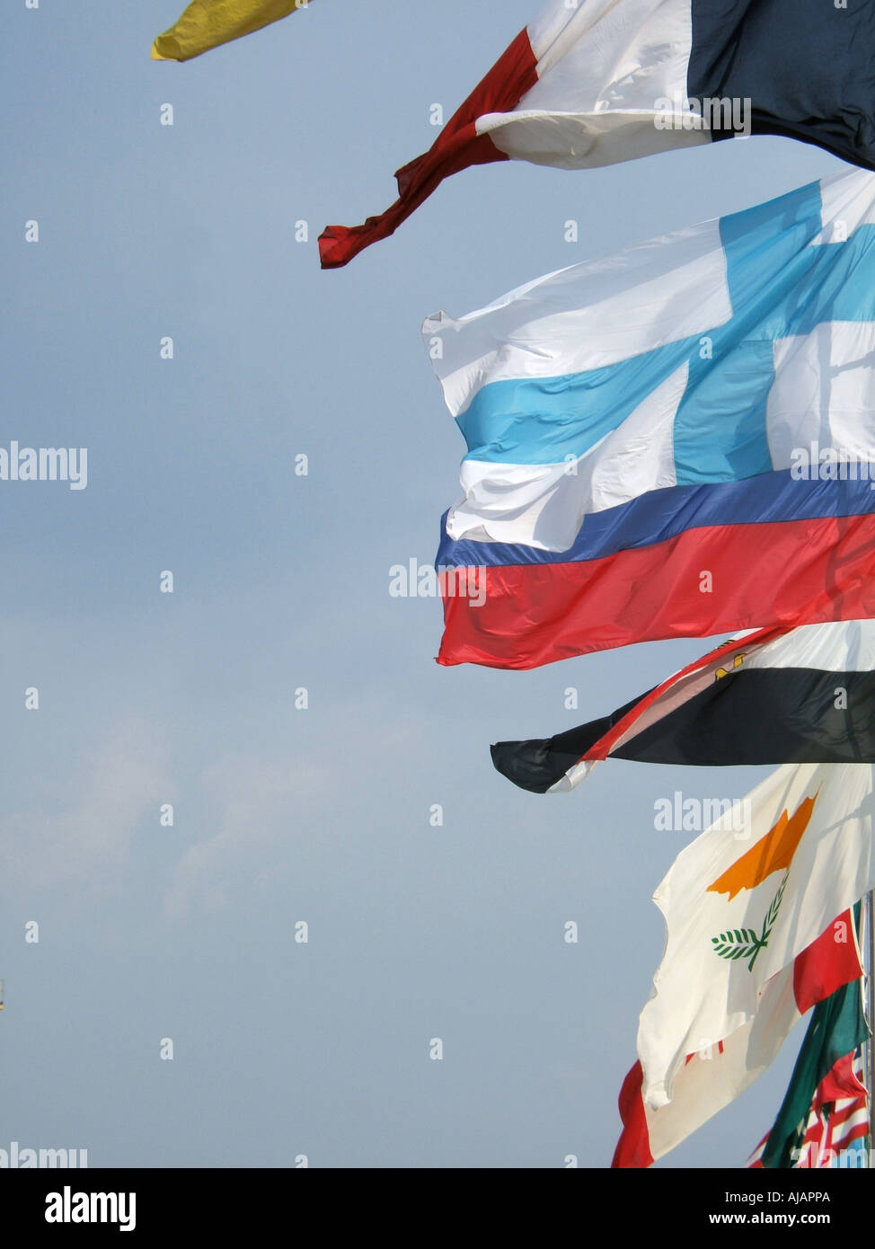 many flags of members of the united nations Stock Photo - Alamy