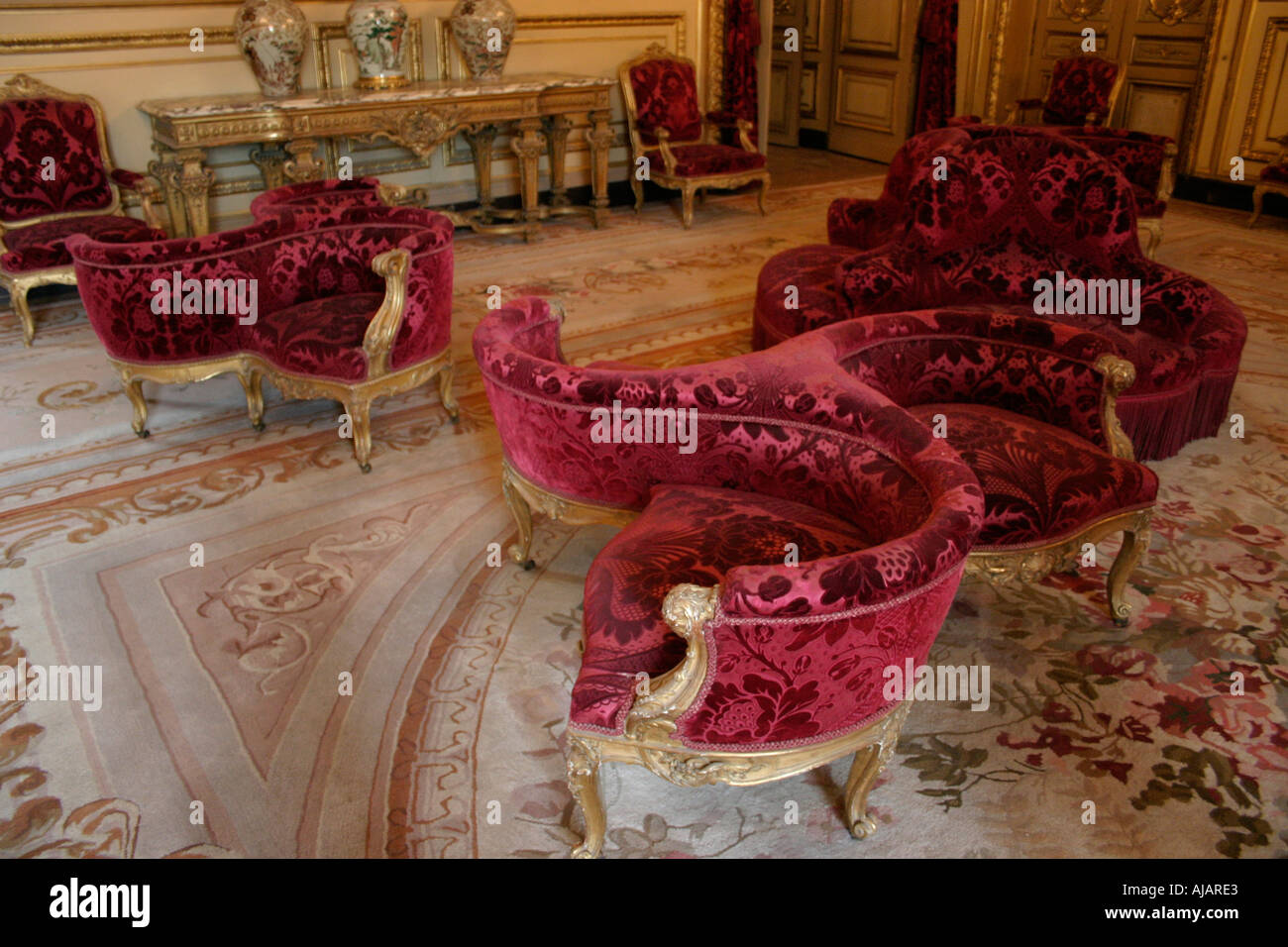 Napoleon s Apartments at the Louvre Stock Photo Alamy