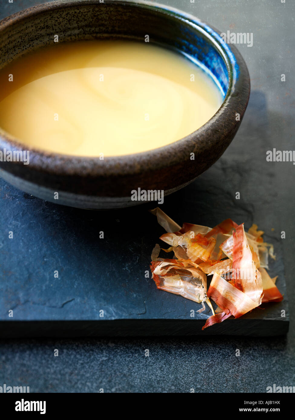Japanese miso soup with tofu and seaweed hires stock photography and images Alamy