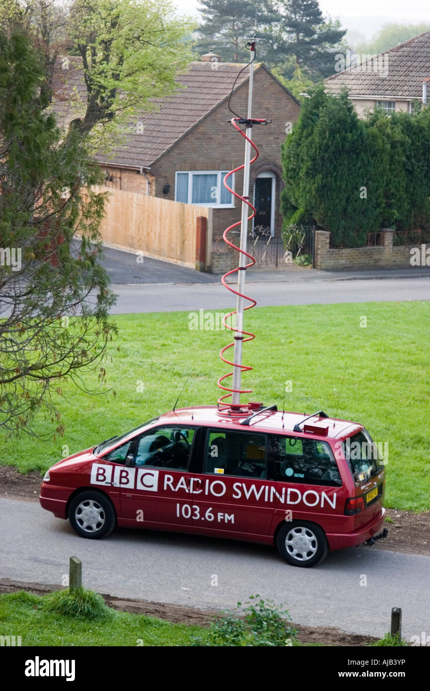 Bbc radio outside broadcast vehicle hires stock photography and images