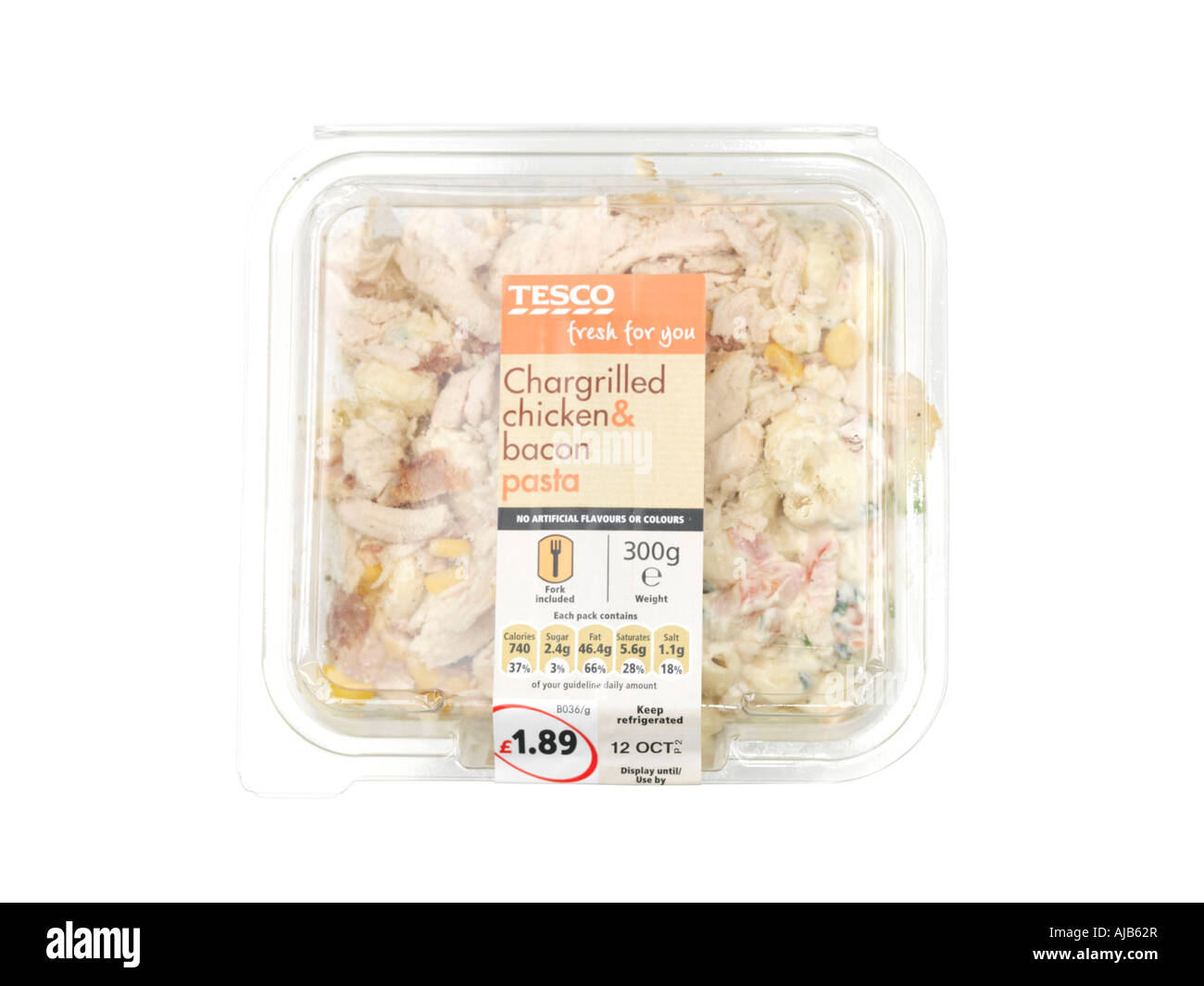 Chicken and Bacon Pasta Salad Stock Photo Alamy