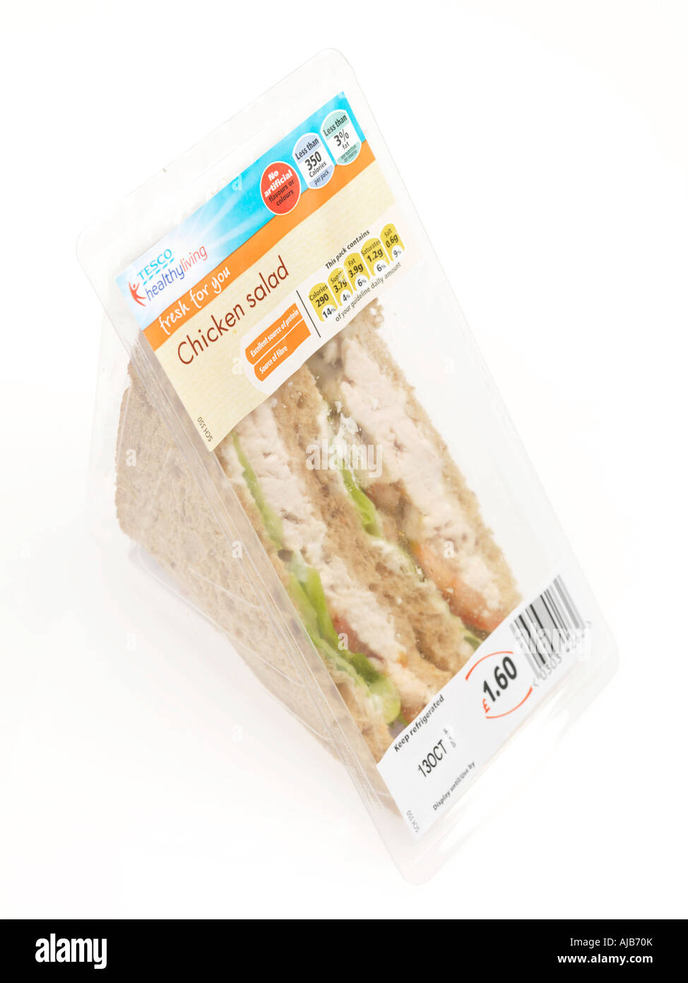 Chicken salad sandwich brown bread hires stock photography and images