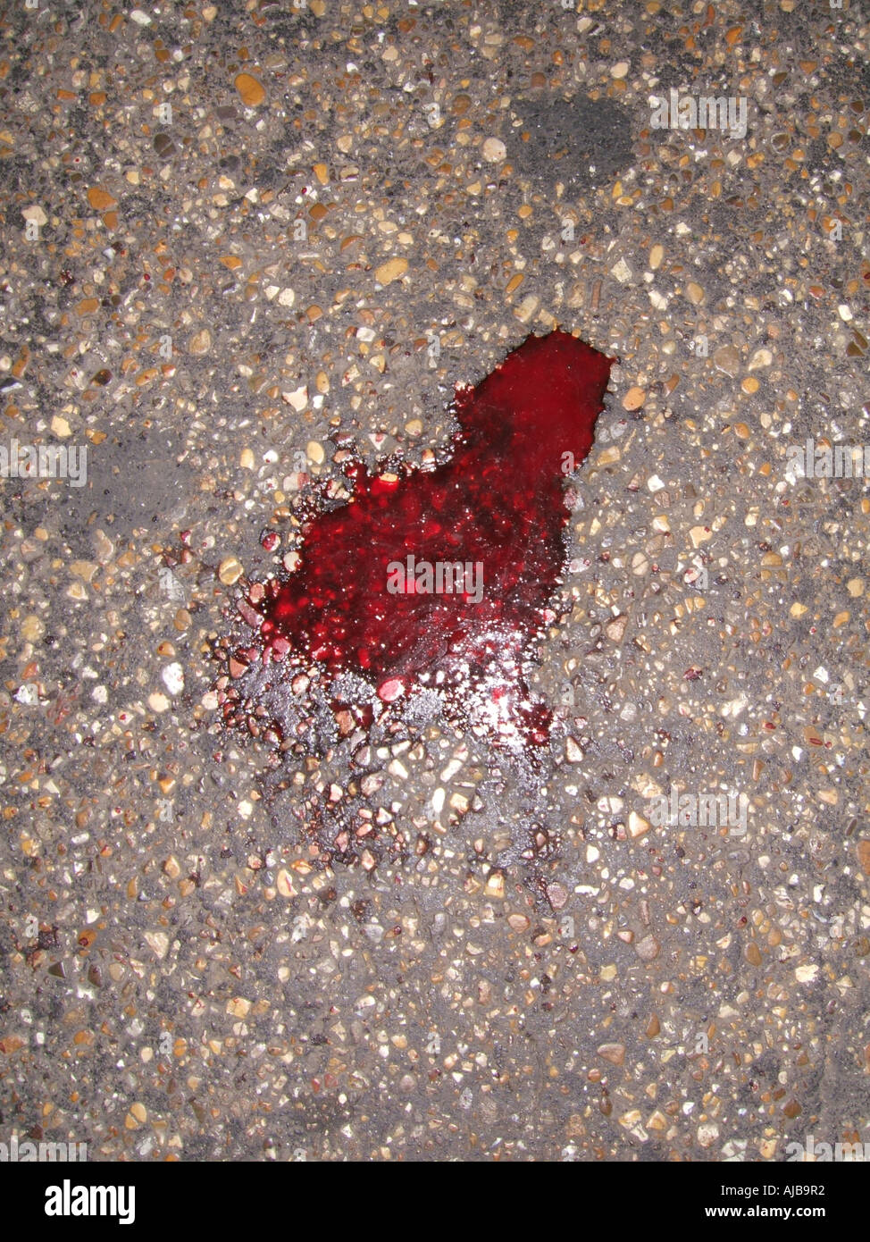 blood stain on floor Stock Photo - Alamy