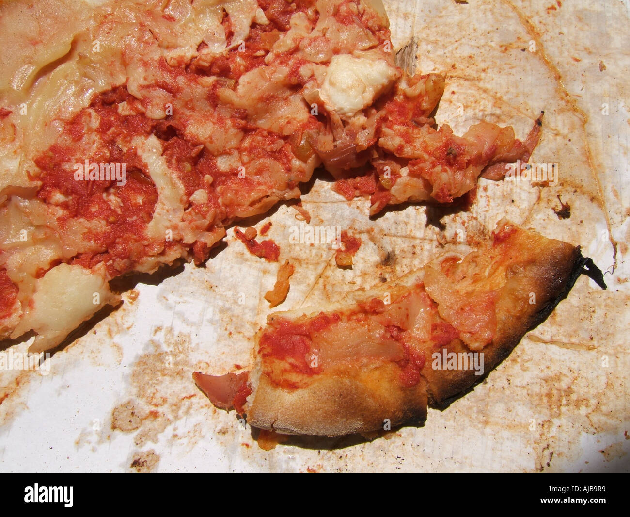 cheese and tomato pizza Stock Photo