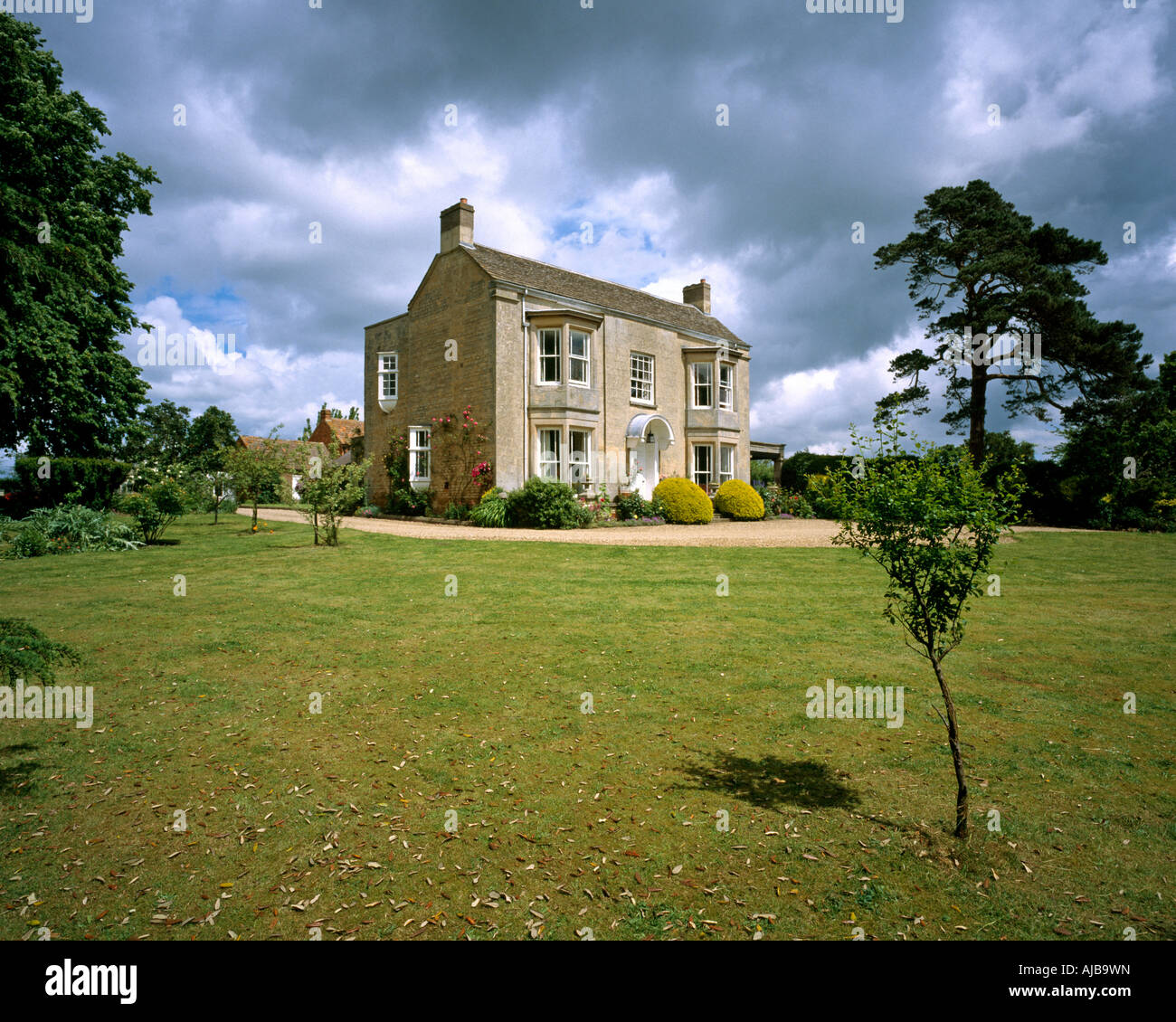 Cawthorpe Hall country house with gardens Bourne Lincolnshire England