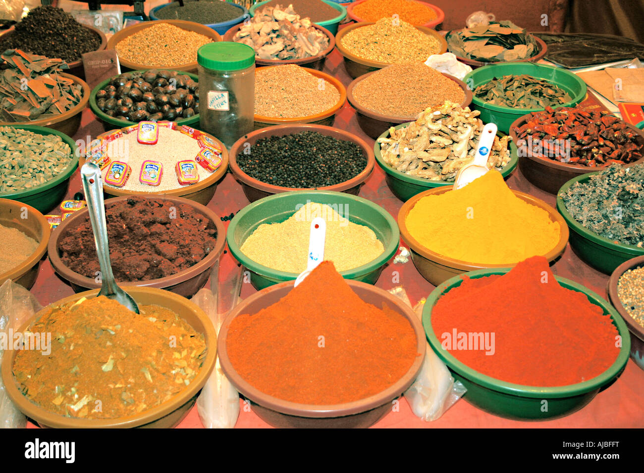 Anjuna Spices Stock Photo