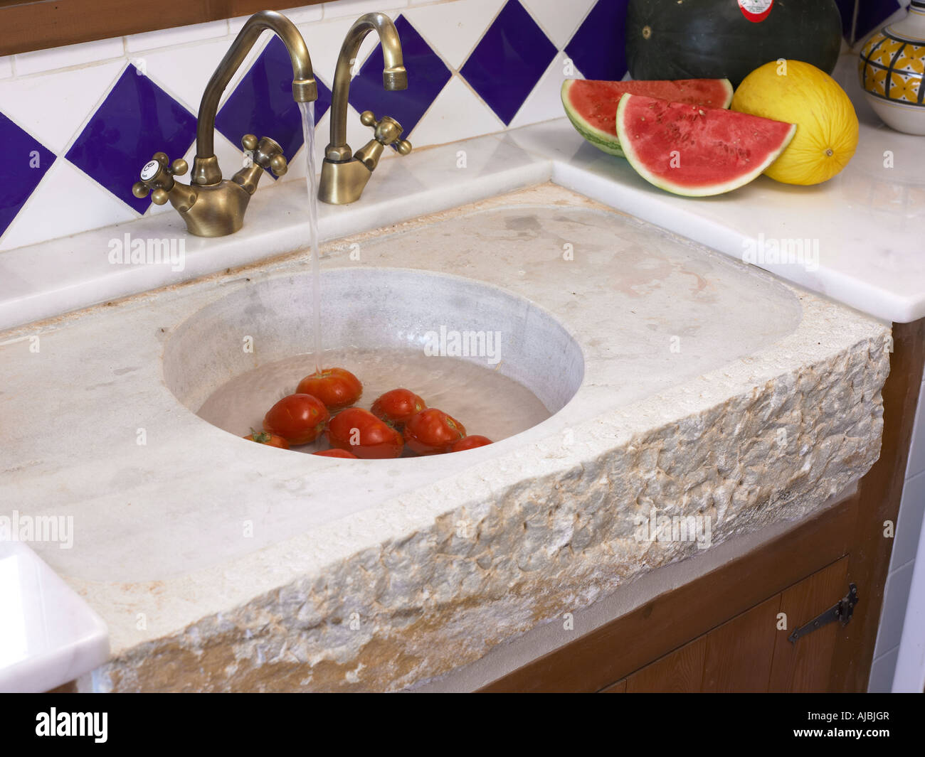 Spanish house kitchen interior hires stock photography and images Alamy