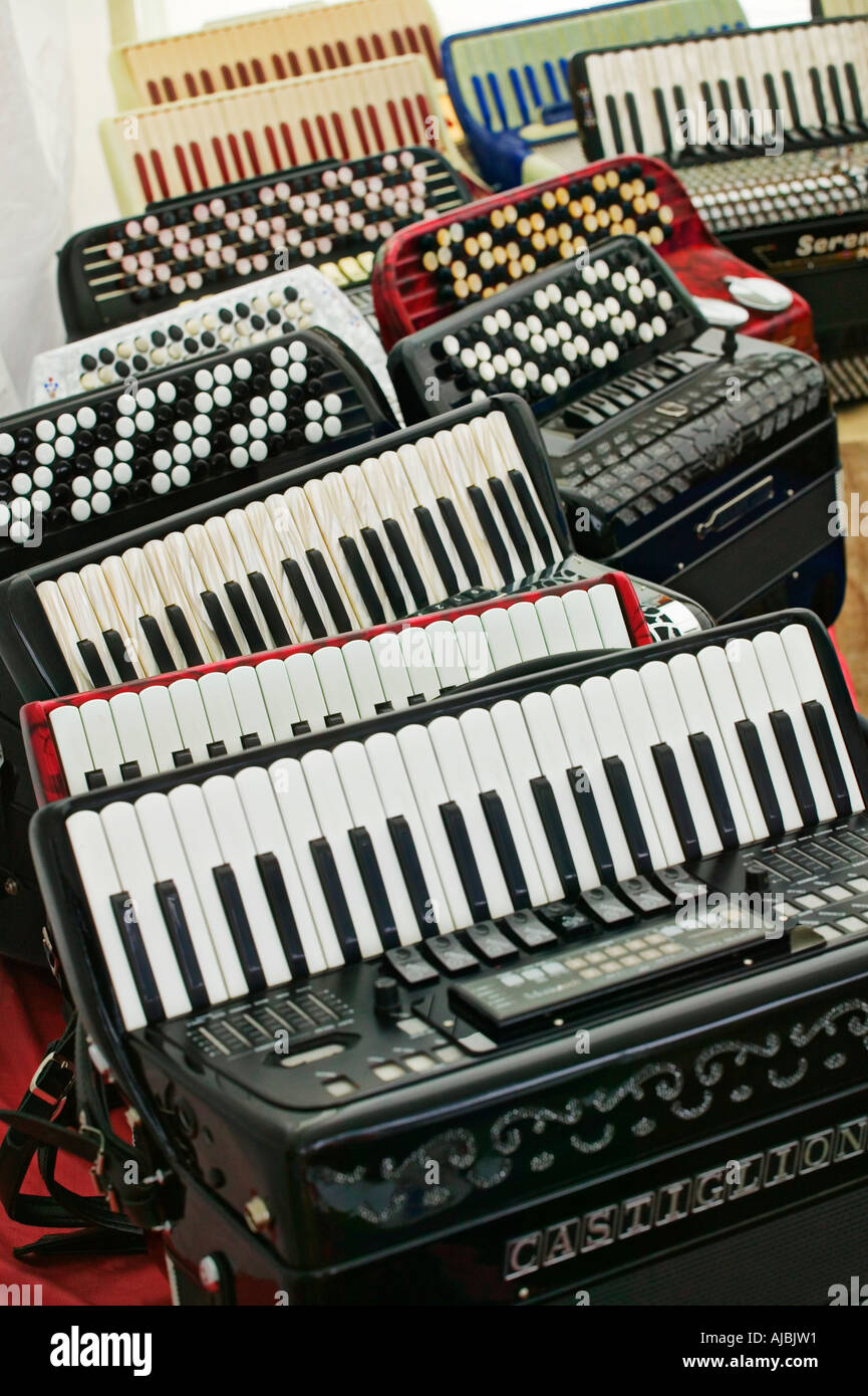 Accordions accordion music keyboard keyboards play playing hires stock