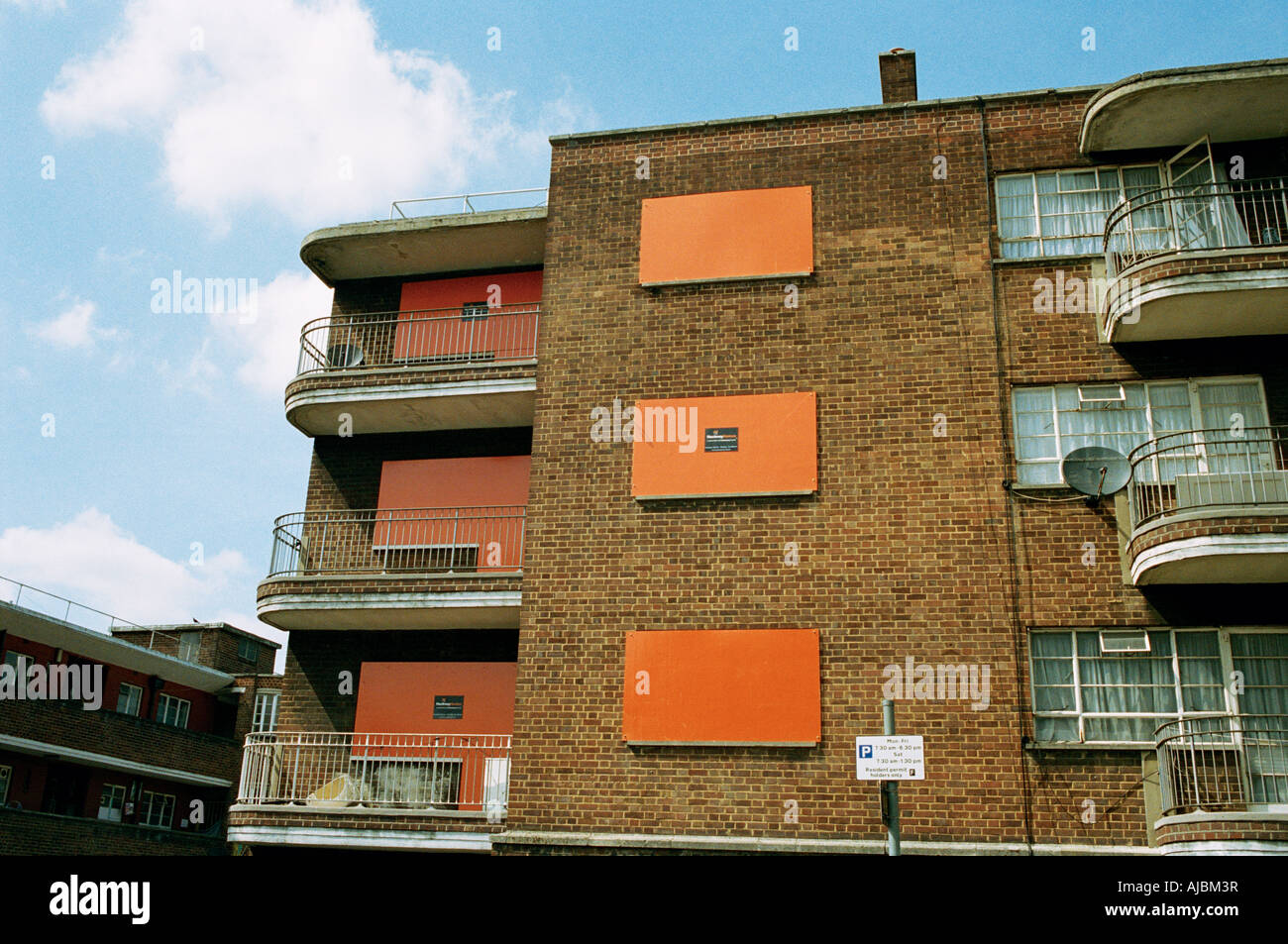 Condemned council flats on the Kingsland Estate in Haggeston, Hackney