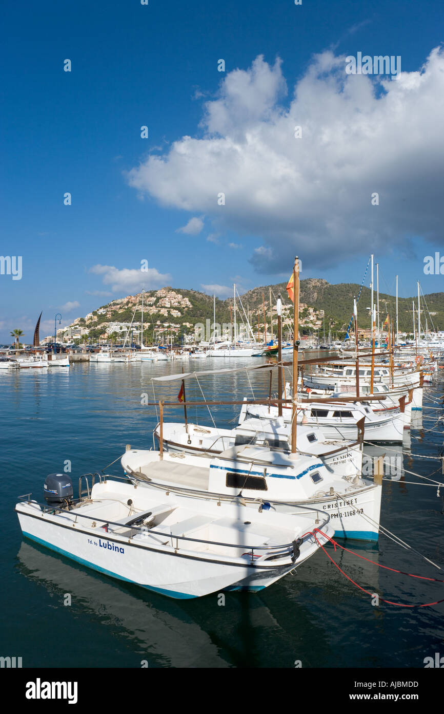 Harbour  in Puerto Andratx (Port d'Andratx), Mallorca, Spain Stock Photo