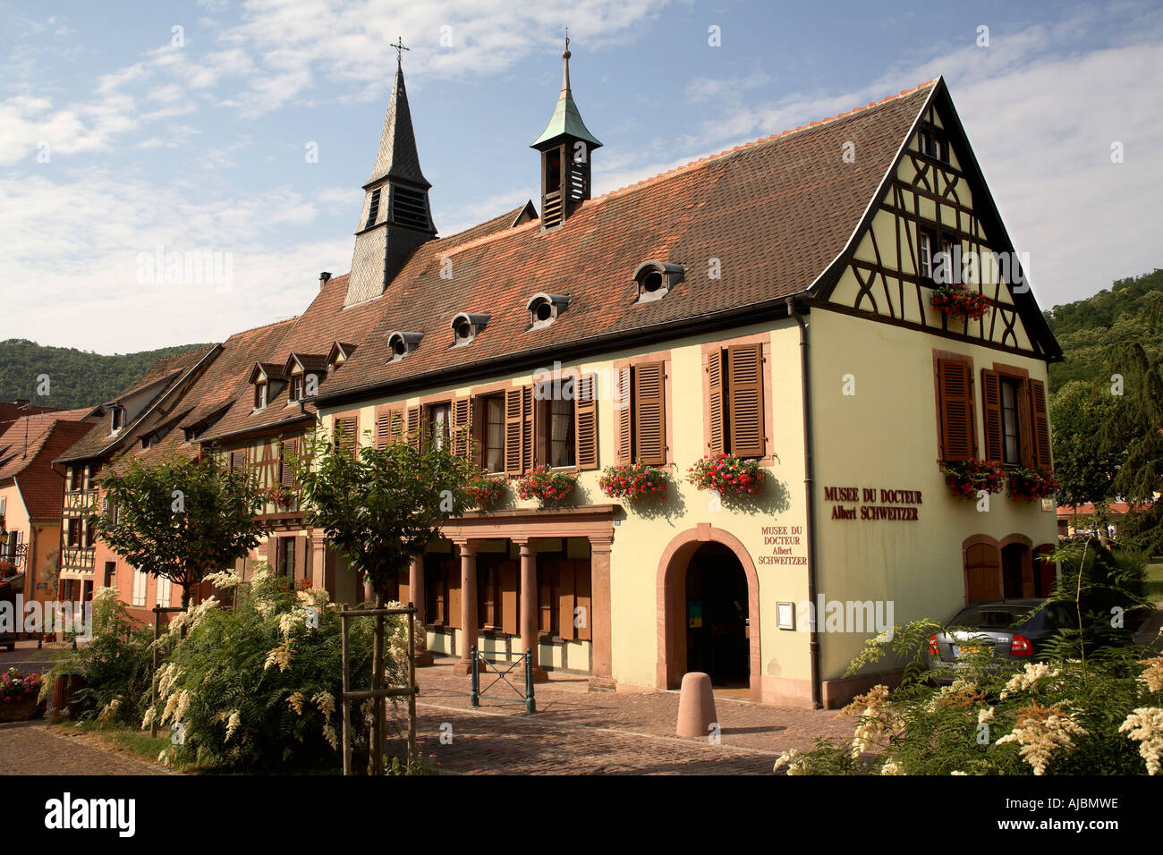 France. Alsace Keysersberg. Albert Schweizer museum Stock Photo
