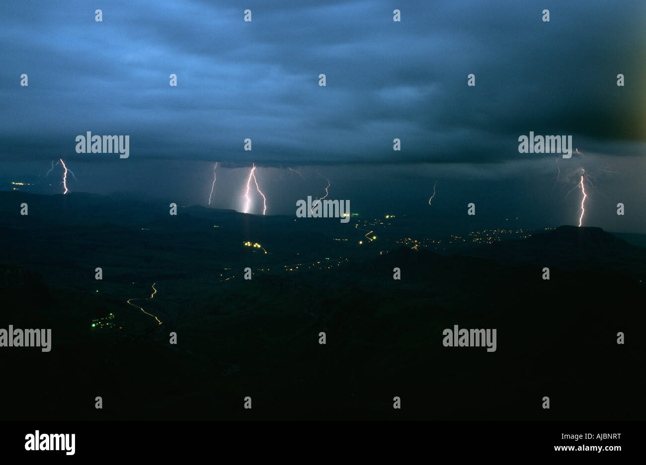 Lightning striking hi-res stock photography and images - Alamy