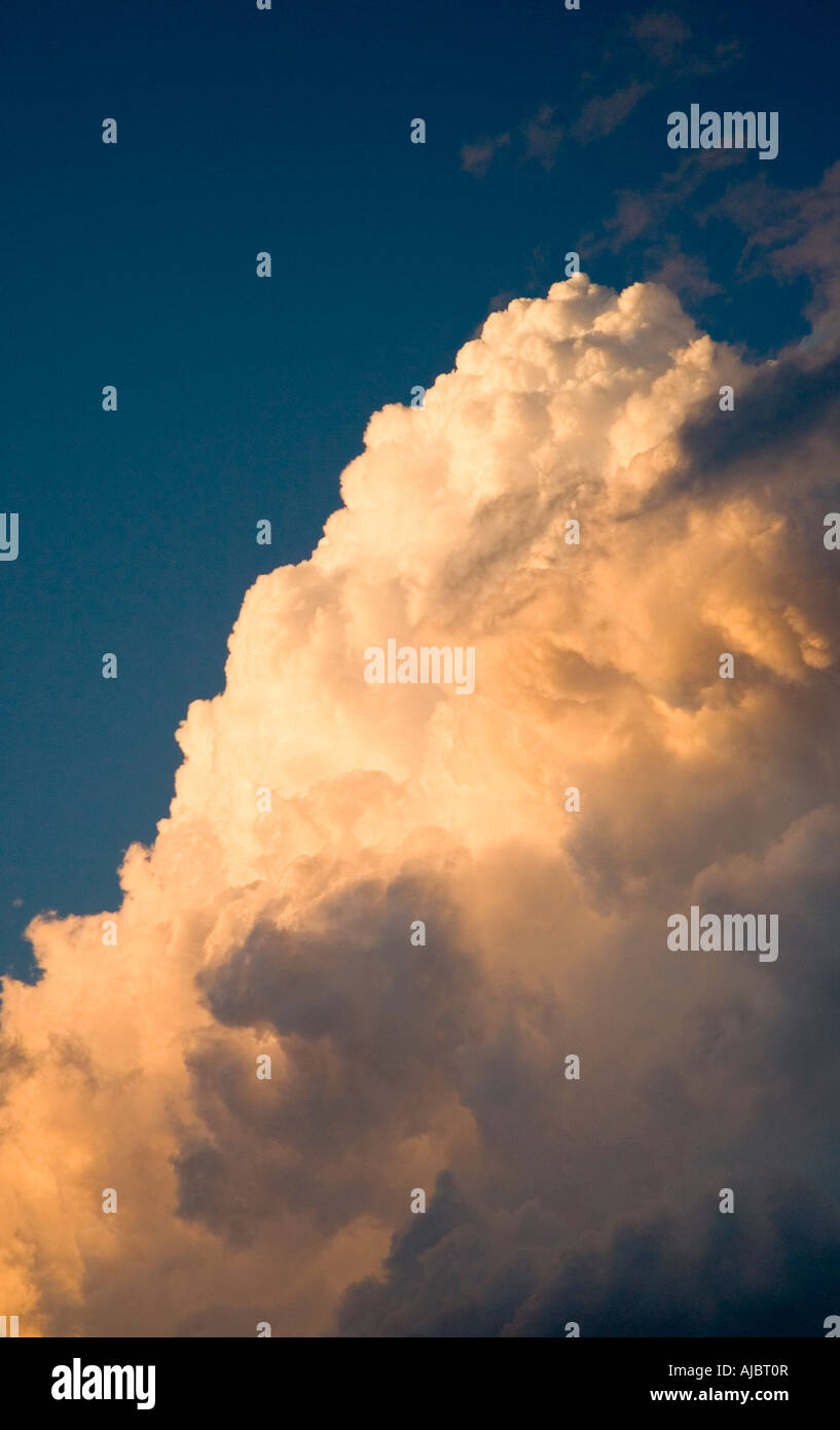 Low Angle View of a Cumulonimbus Cloud Stock Photo