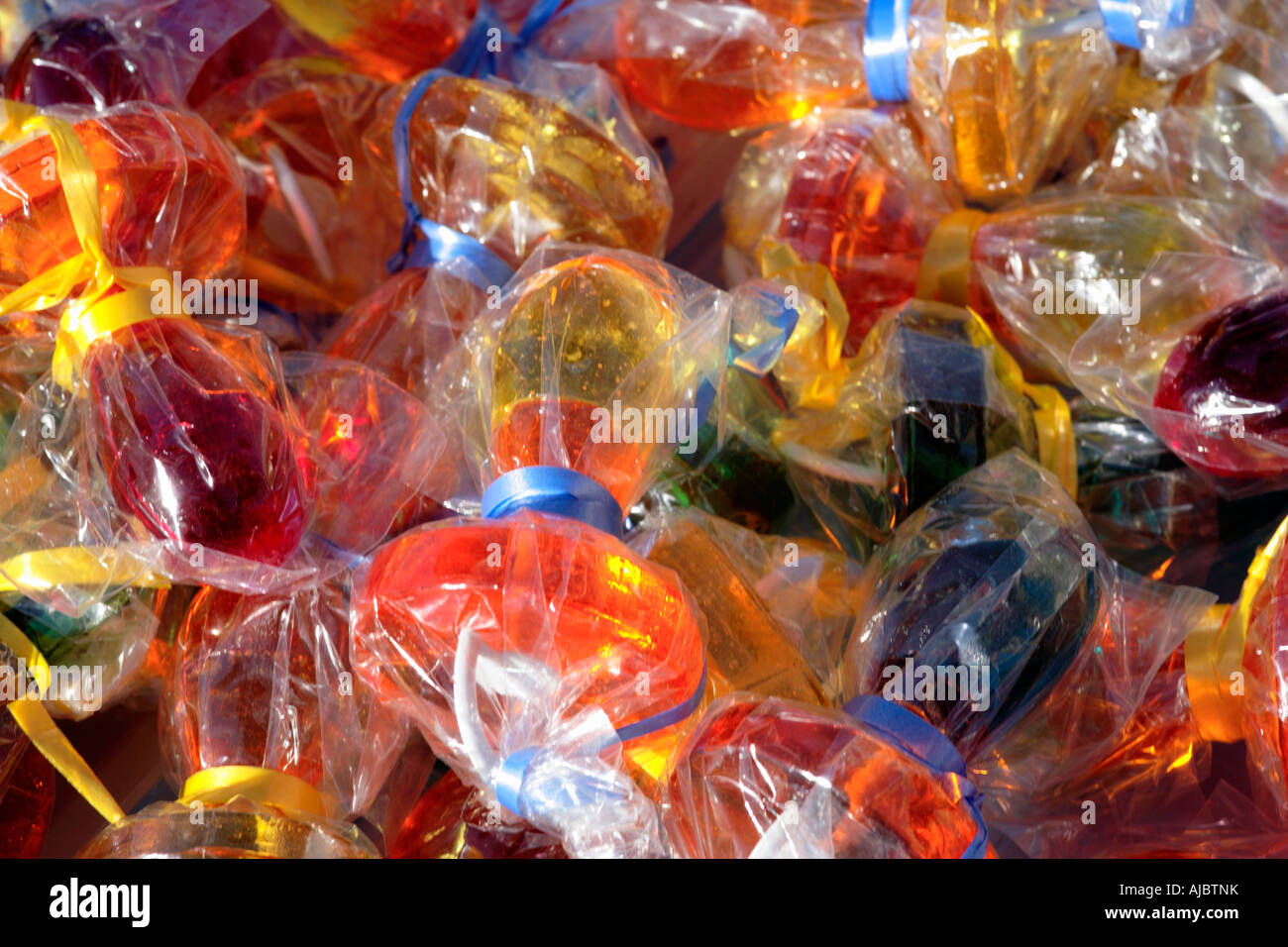 Colourful Sweet Candy Dummies Full Frame Stock Photo Alamy