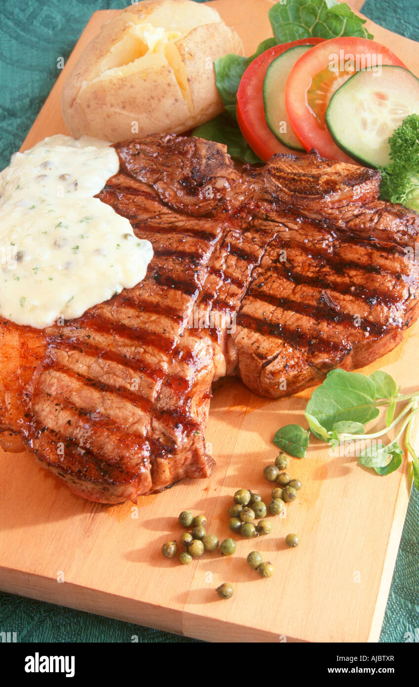 T bone steak studio hi-res stock photography and images - Alamy