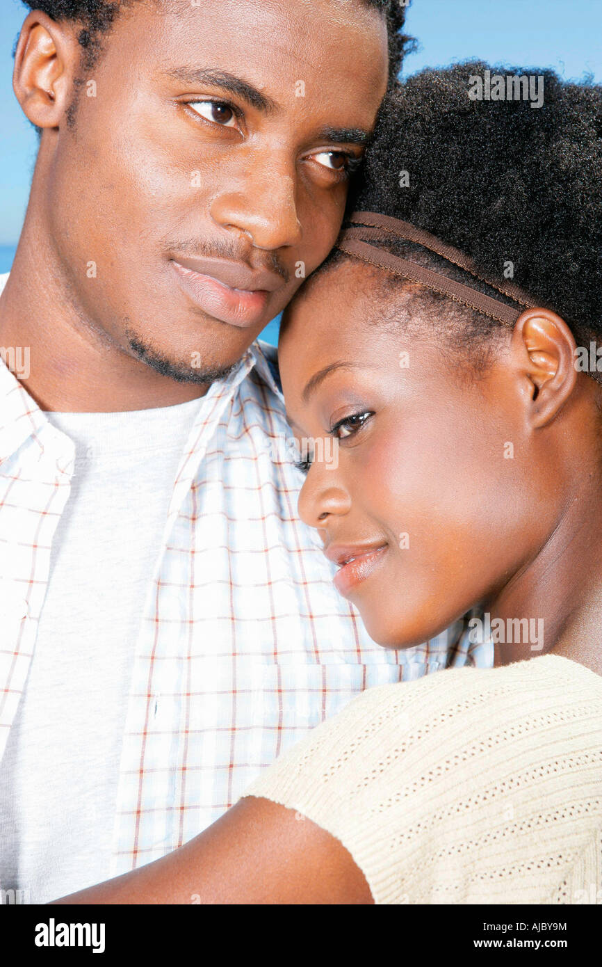 Portrait of an African Couple Stock Photo