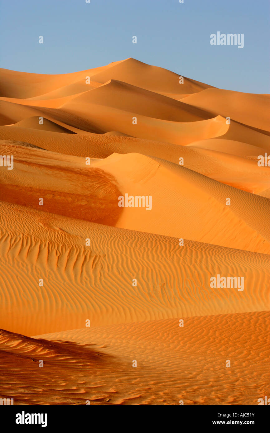 A Dune Field In The Desert Stock Photo - Alamy