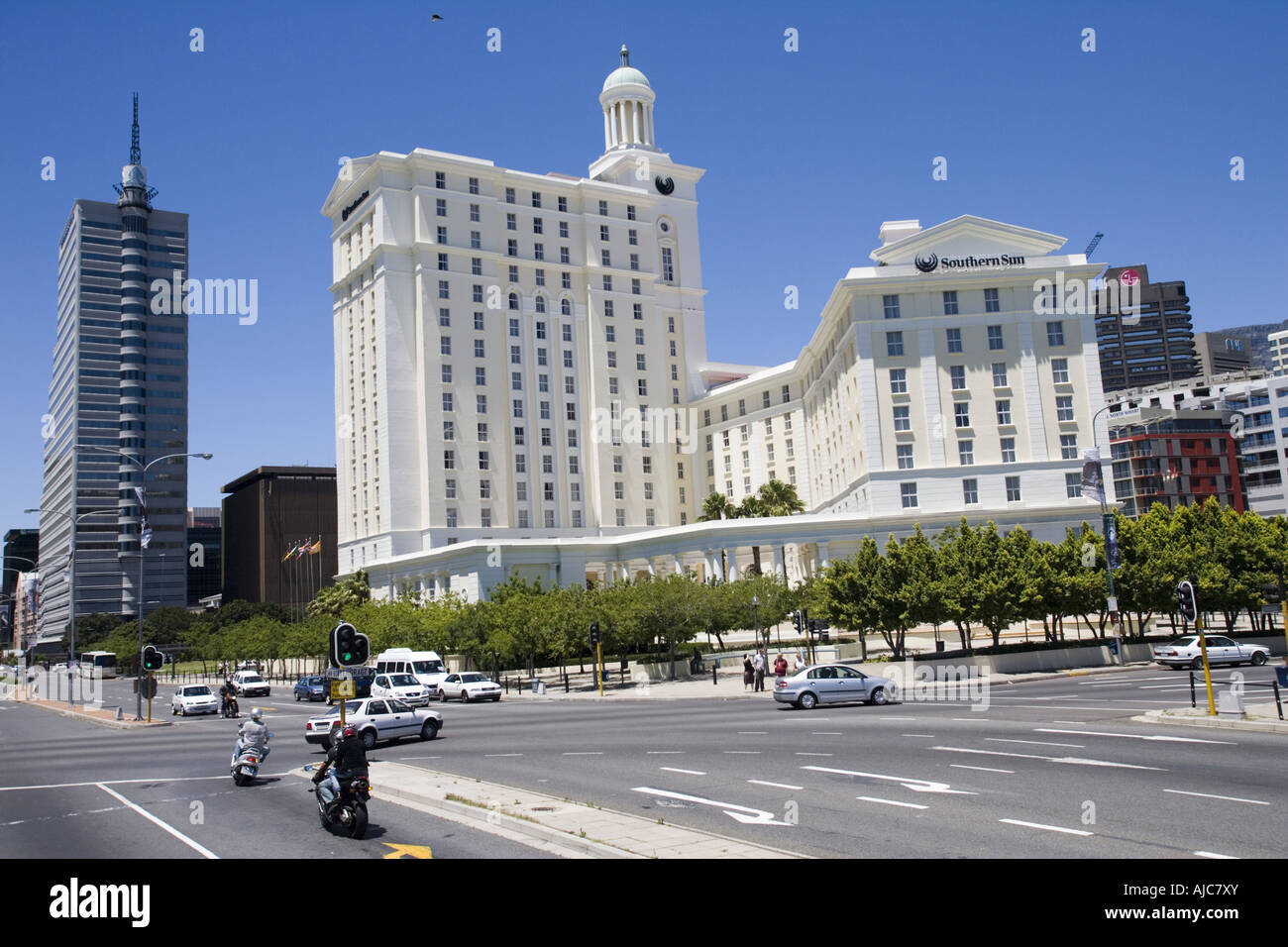 Cape Town, tower blocks, South Africa, Capetown Stock Photo Alamy