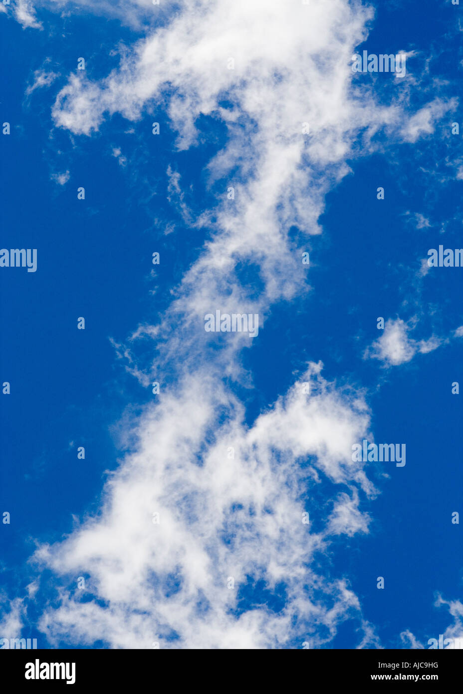 broken cloud and blue sky in summer Stock Photo Alamy