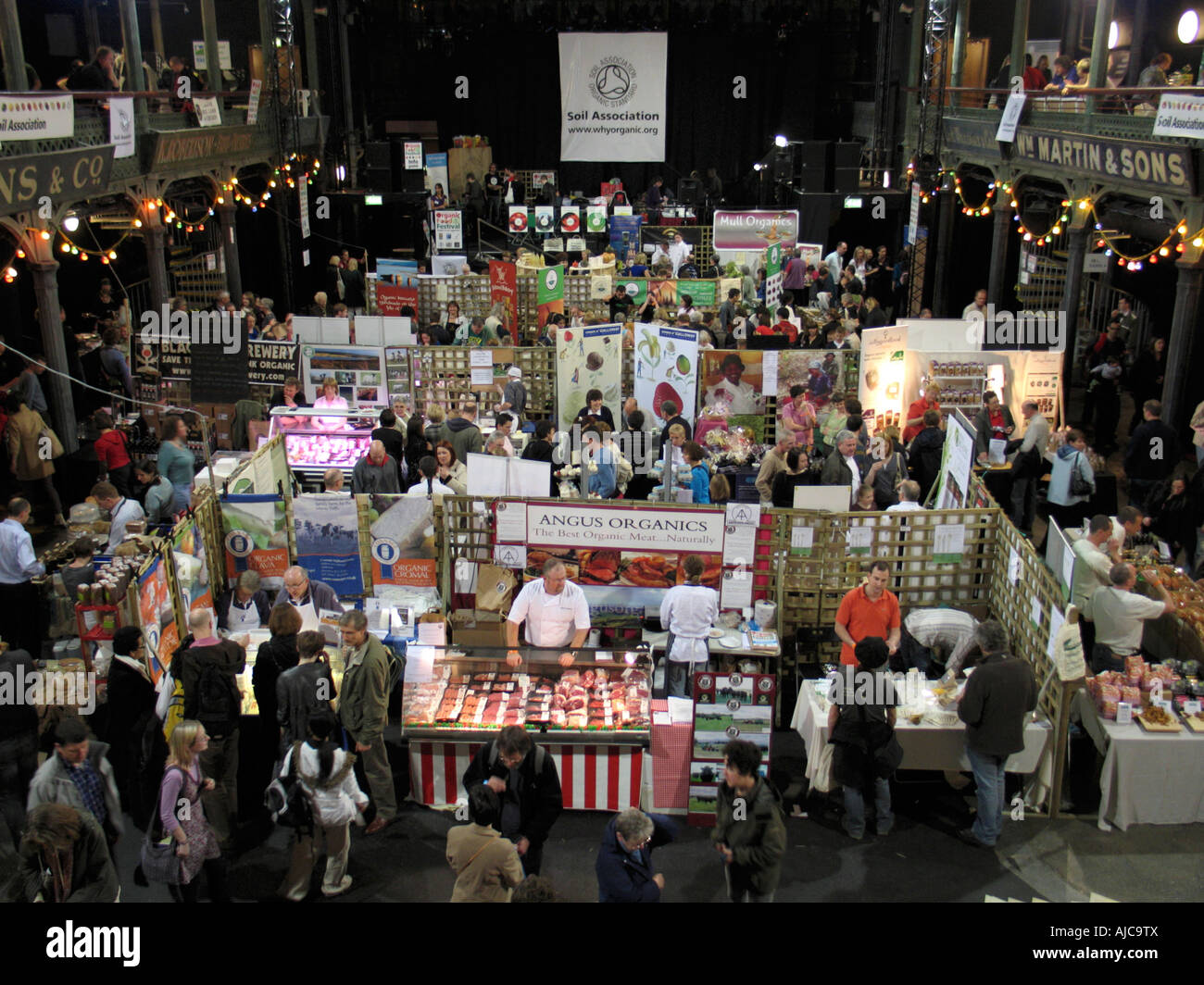 The Soil Association's 2007 Organic Food Festival at the Old Fruitmarket and City Halls, Glasgow. Stock Photo