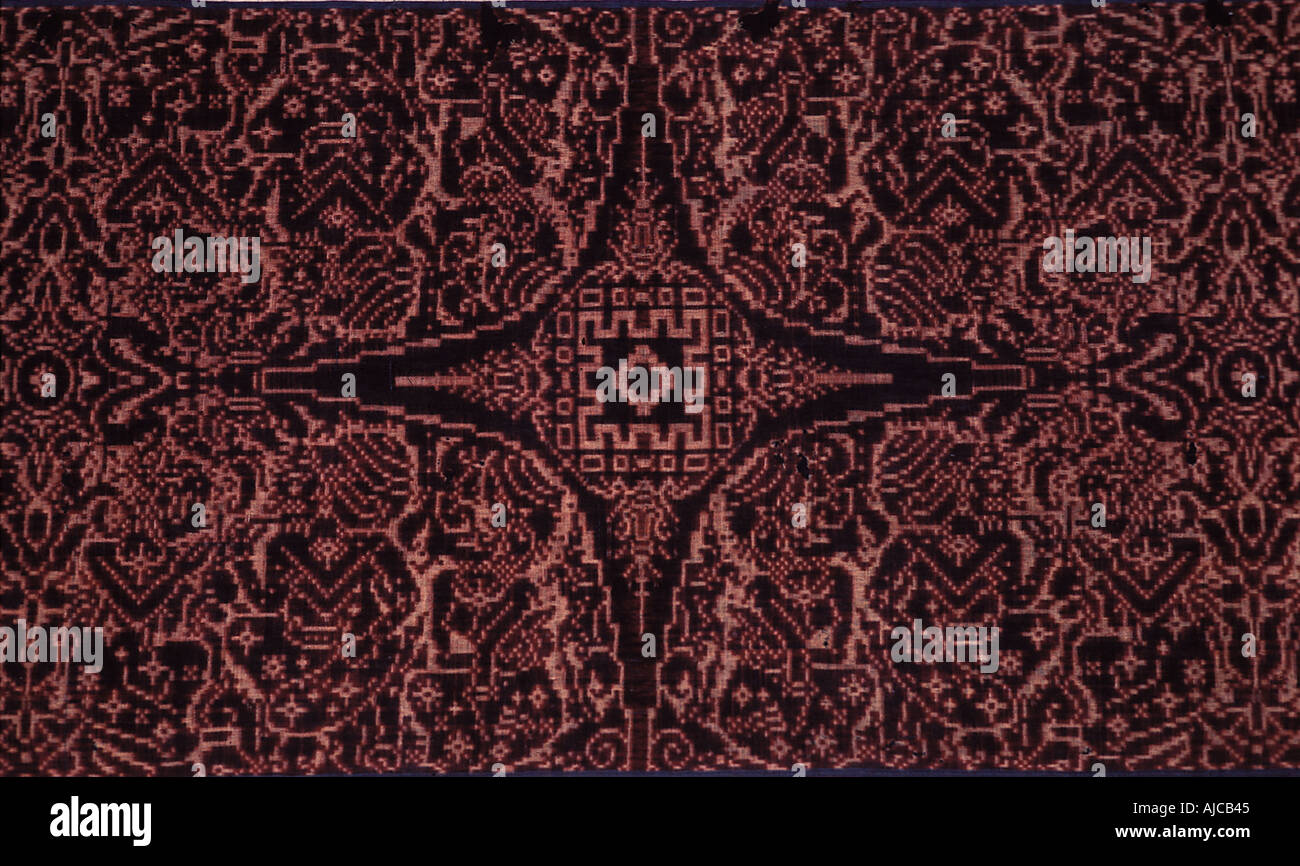 Grinsing geringsing A rare double ikat woven fabric from the Bali Aga