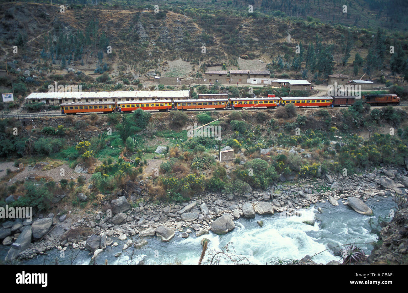 Machu picchu scenic train hi-res stock photography and images - Alamy