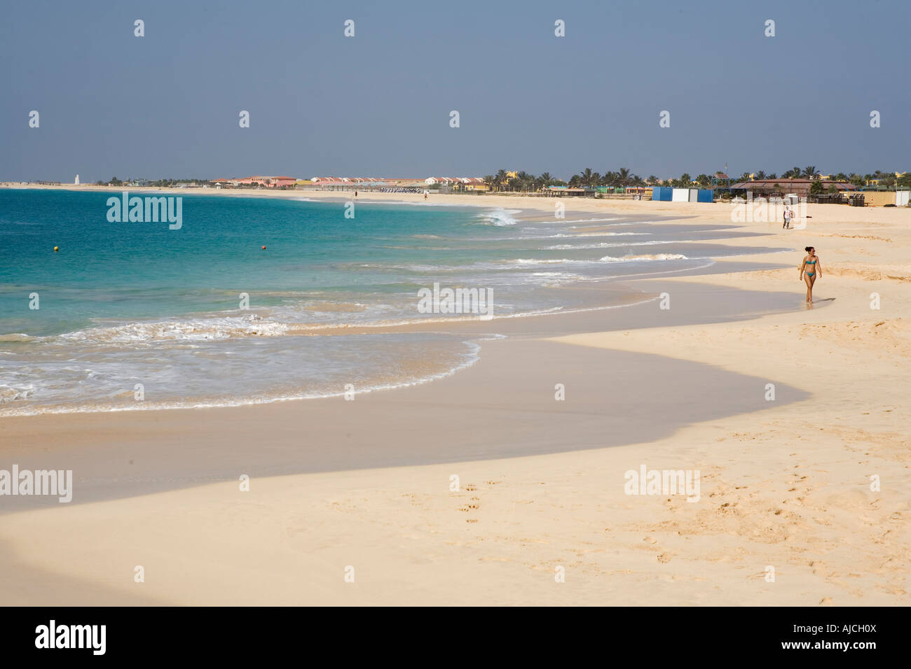 Beach Santa Maria Sal island Cape Verde Stock Photo - Alamy