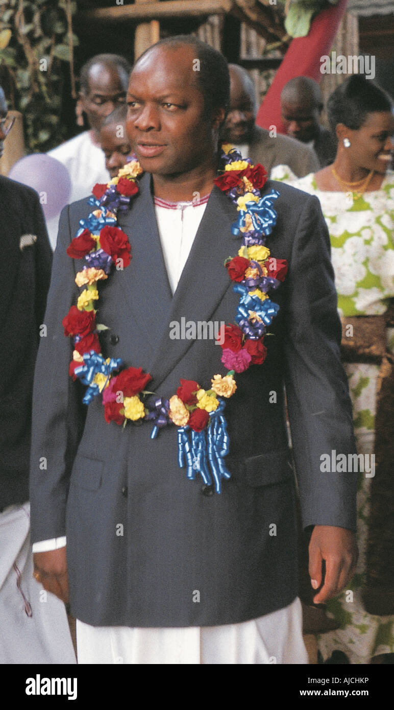 Kabaka Ronald Mutebi II the Second at a function in Entebbe Uganda East Africa Stock Photo