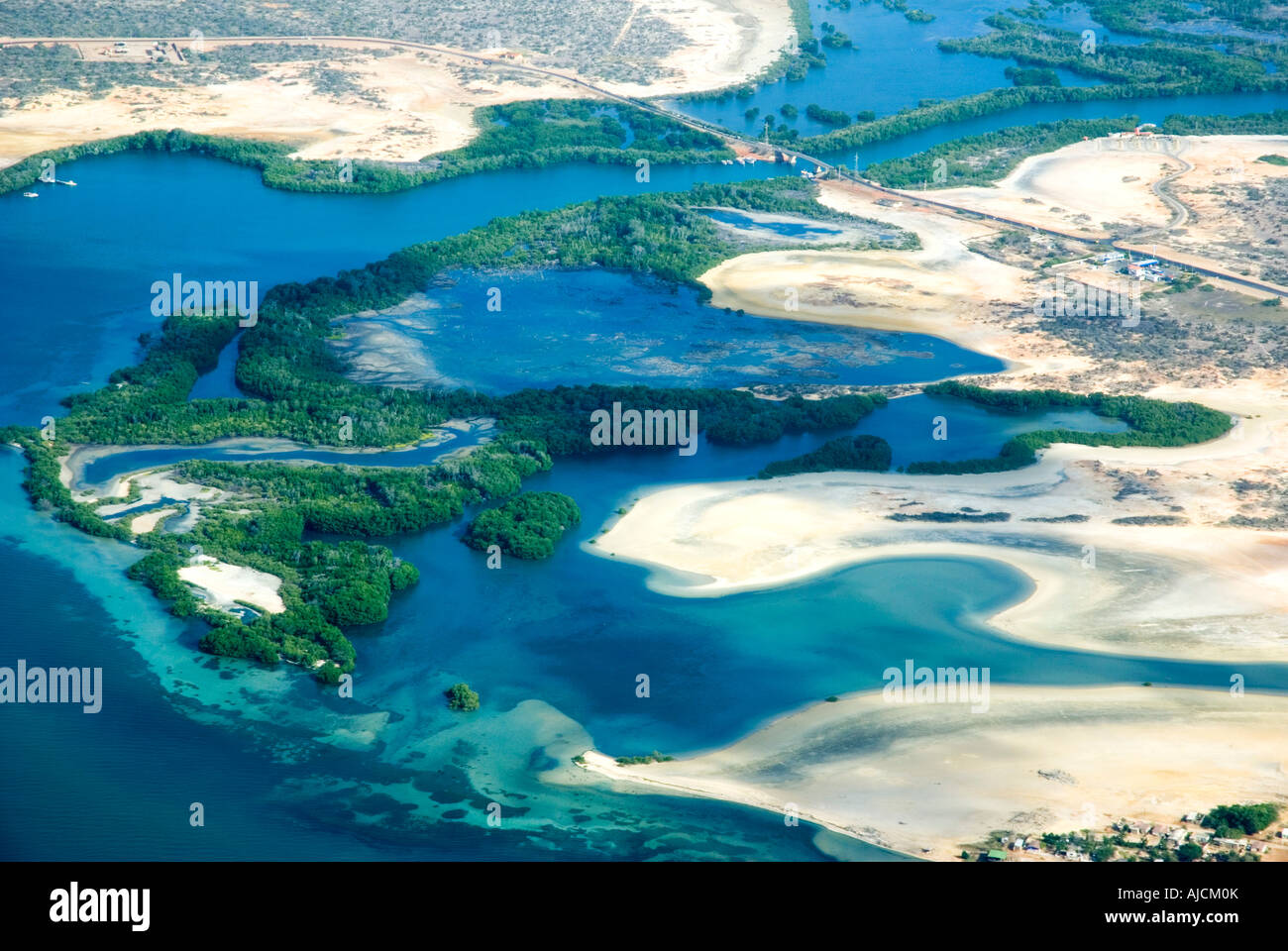 Laguna de la Restinga Isla Margarita Island Venezuela Stock Photo