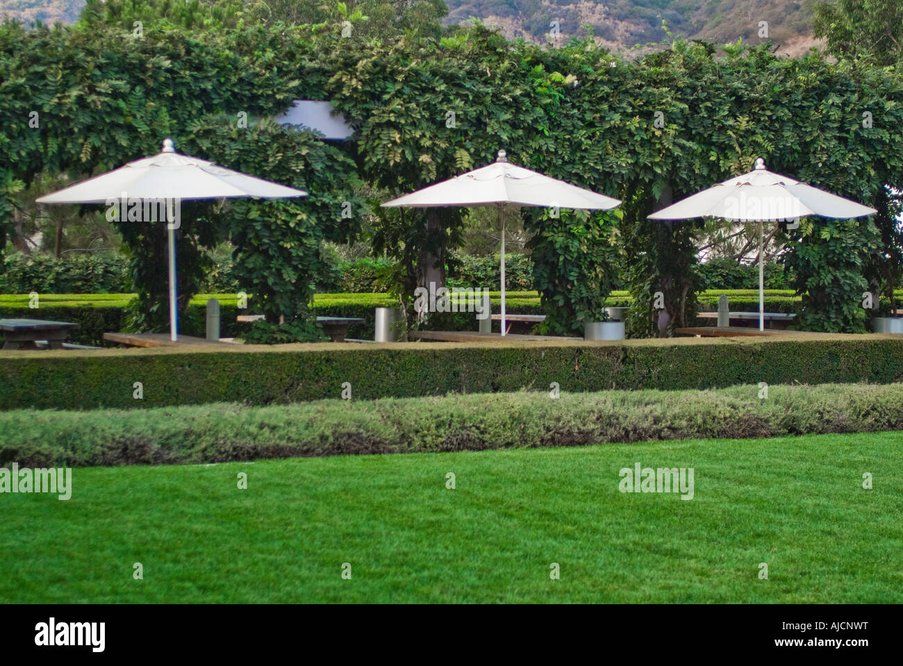 Outdoor Patio Paul Getty Museum Stock Photos Outdoor Patio Paul