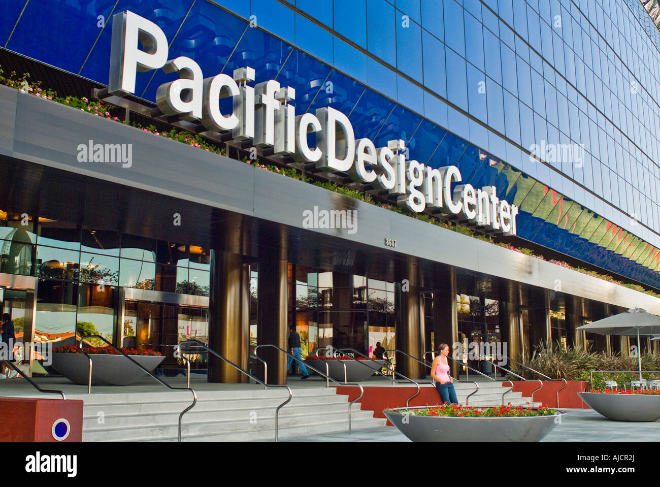 Pacific Design Center in Los Angeles California USA Stock Photo