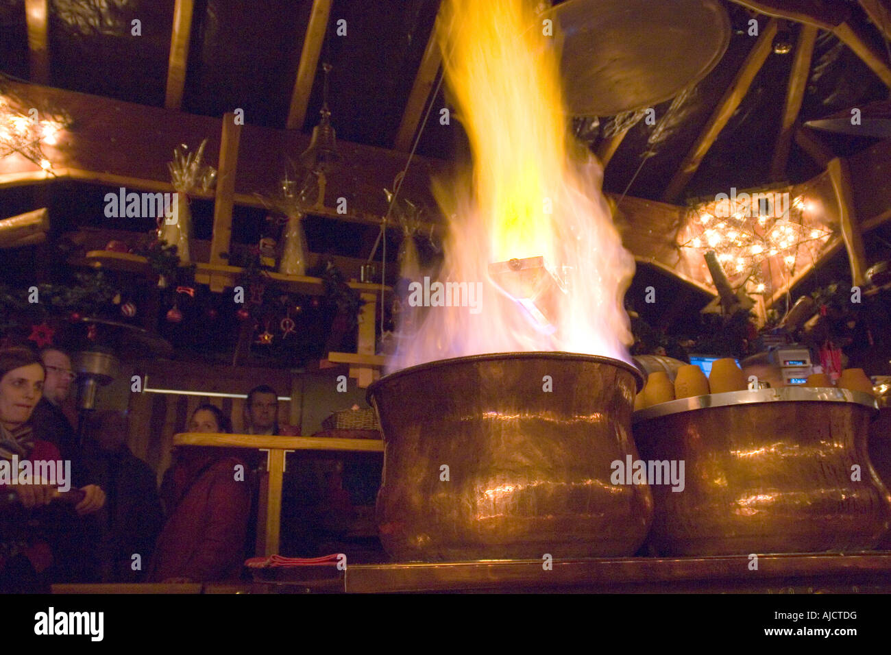 Feuerzangenbowle drink market hi-res stock photography and images - Alamy