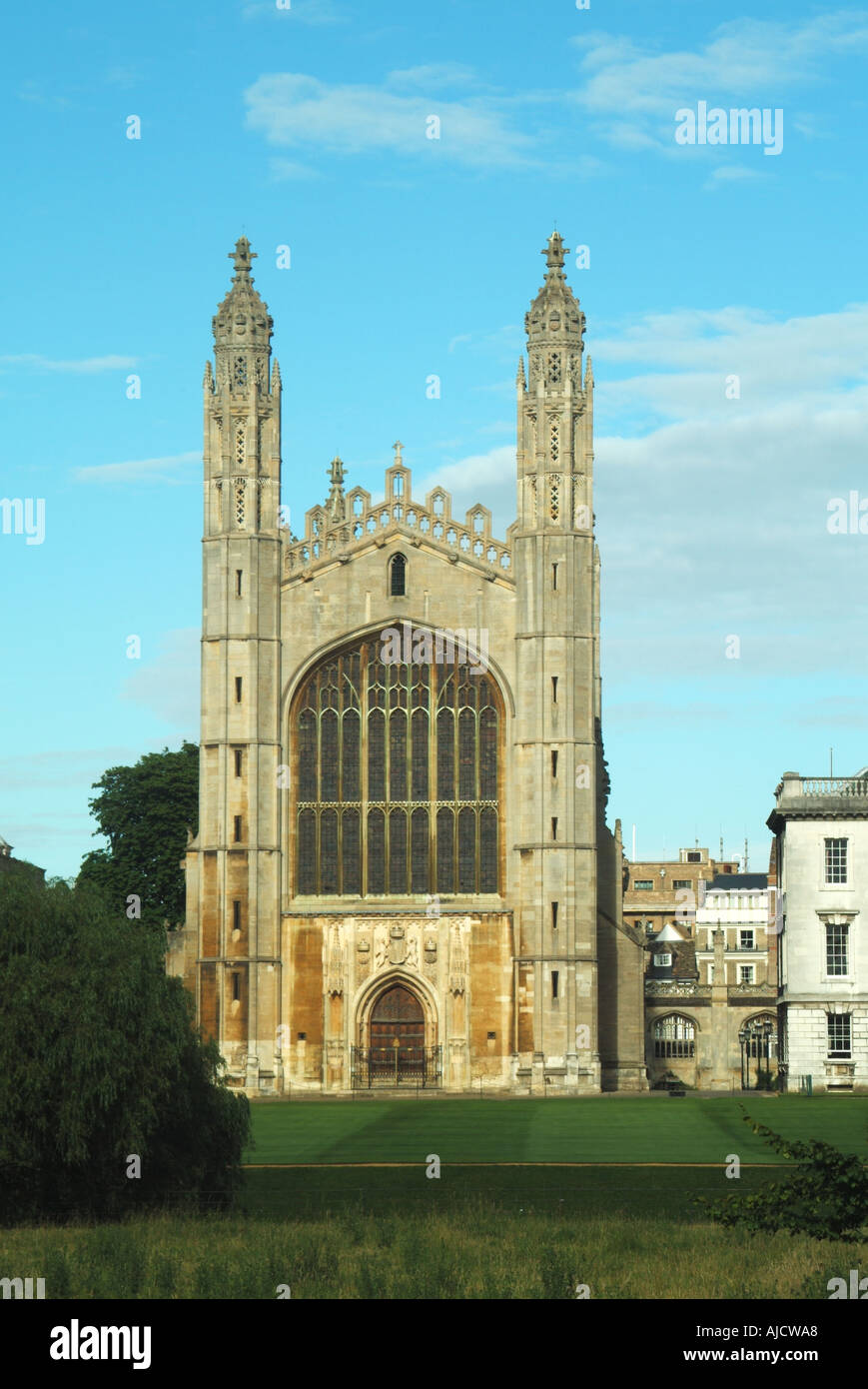Cambridge university town Kings College Chapel Stock Photo