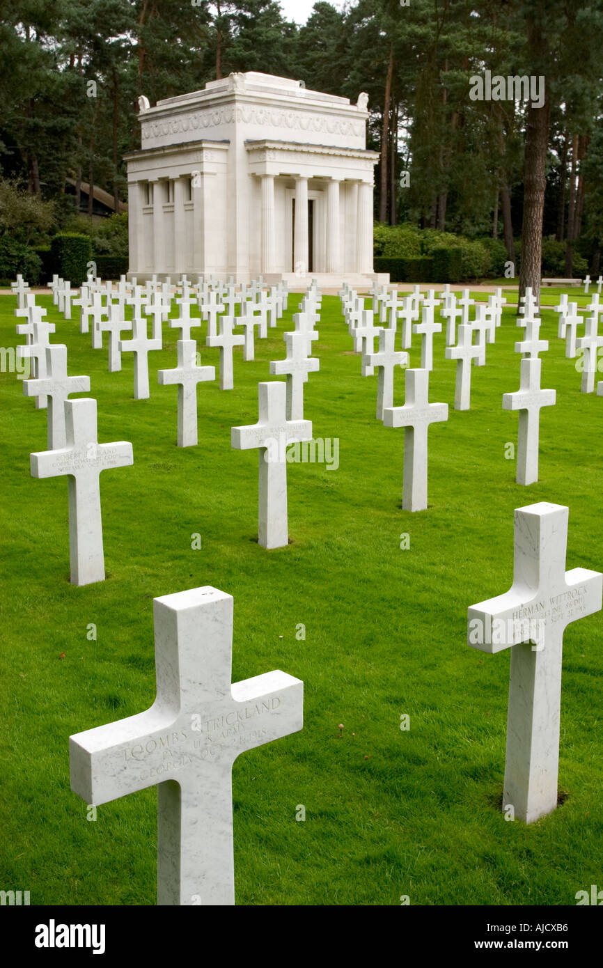 American World War 1 War Graves Brookwood Memorial Cemetery Stock Photo