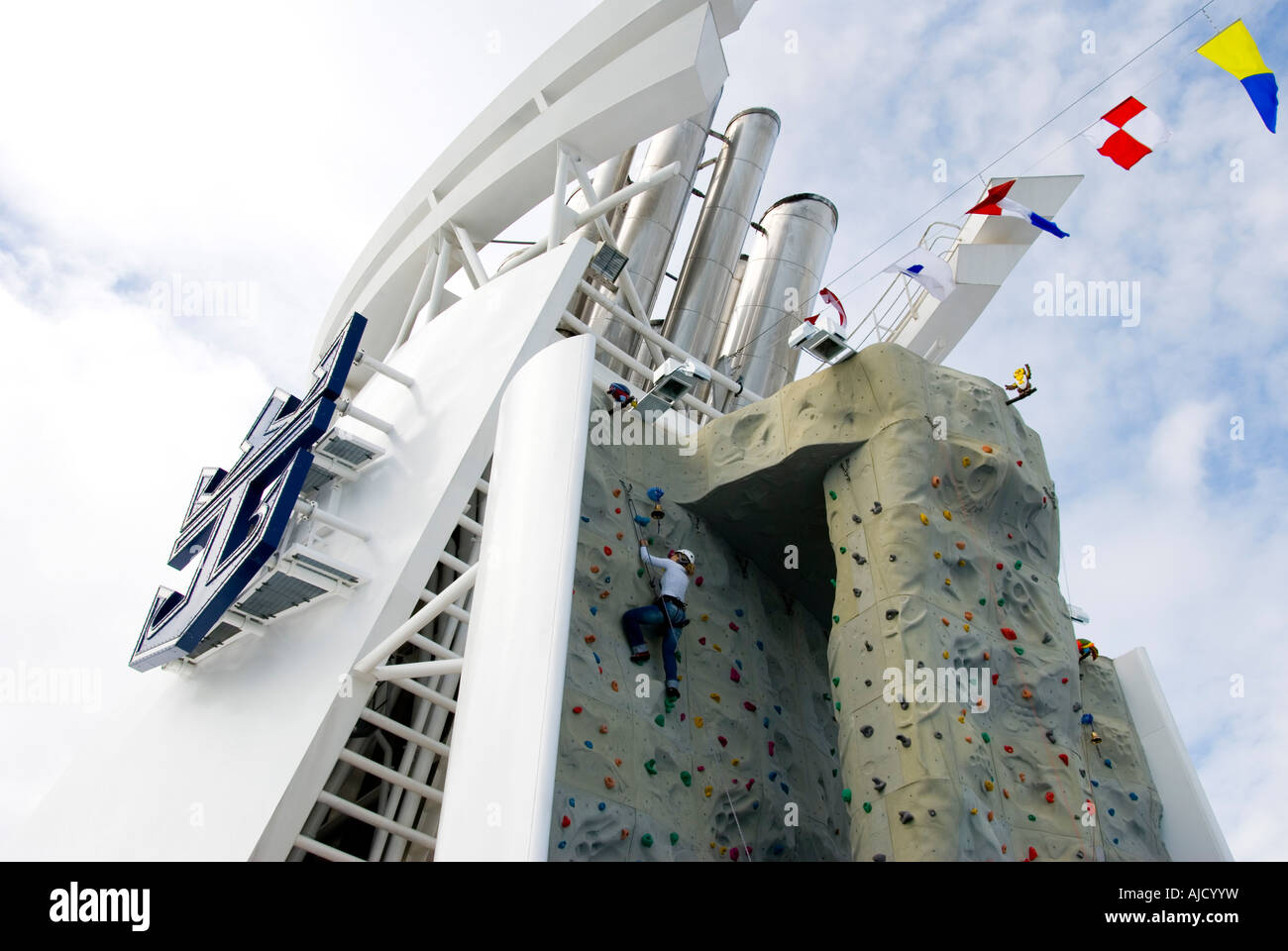 rock climbing cruise ship