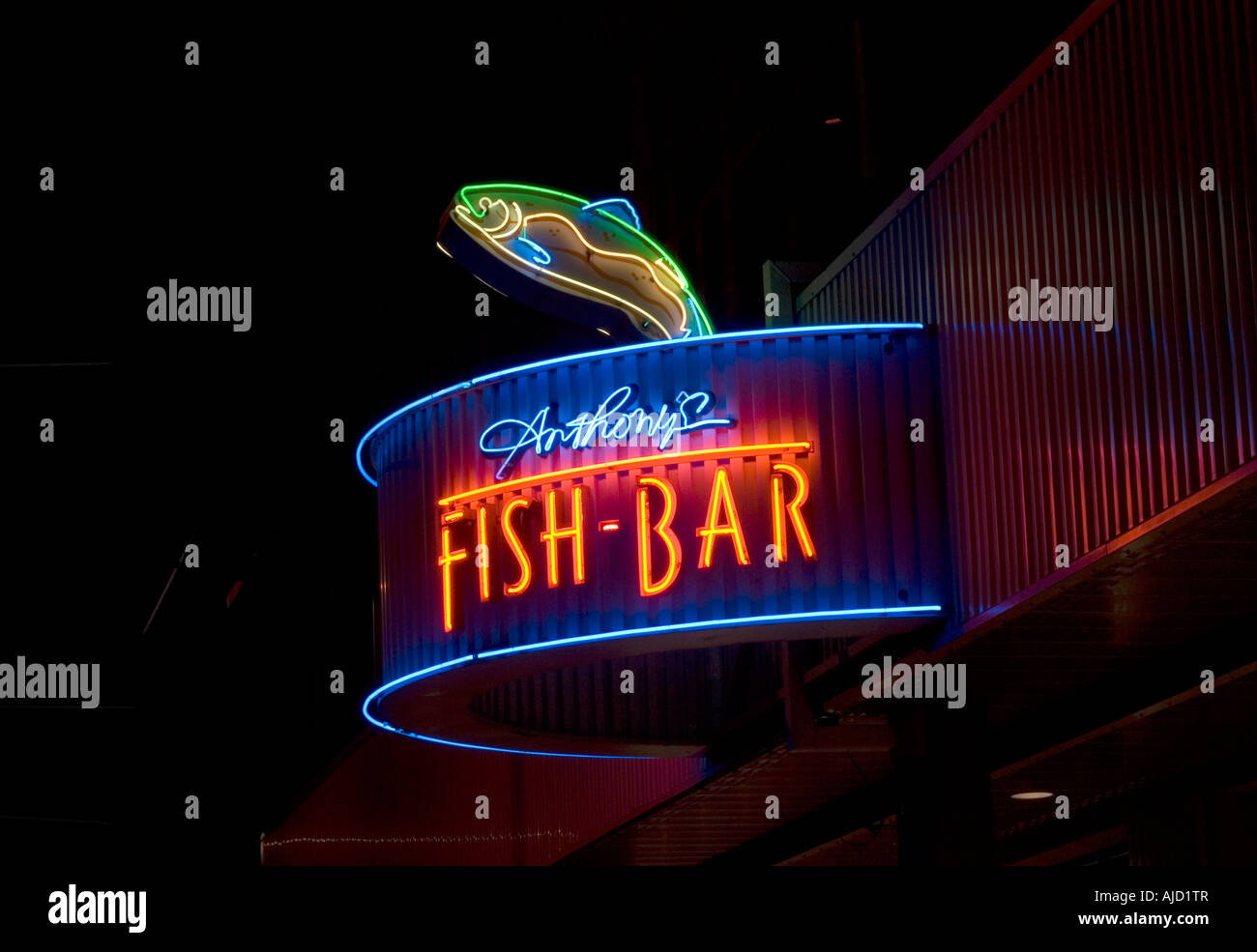 Anthony's Fish Bar Seattle Stock Photo Alamy